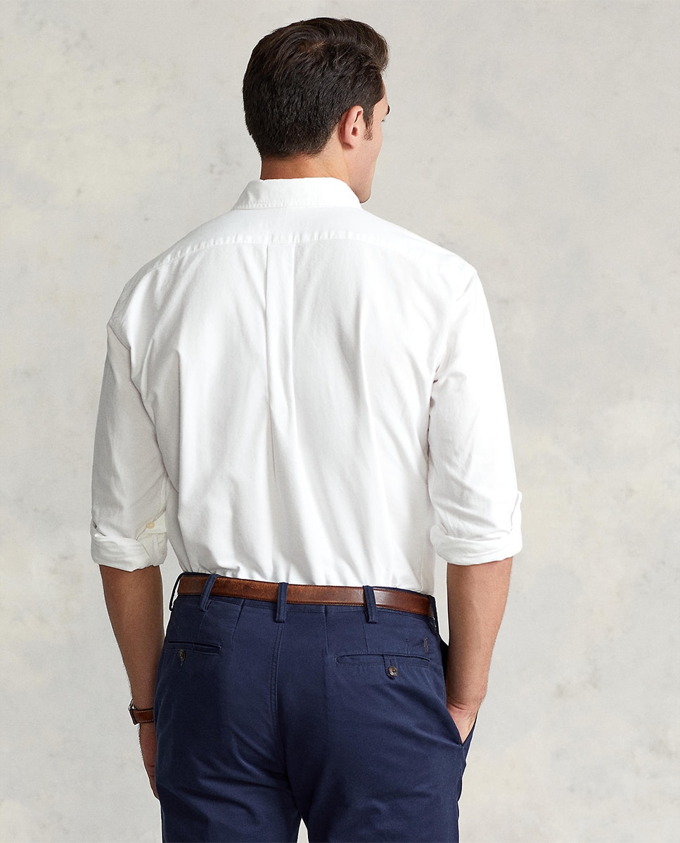Camisa Oxford Tingida Regular Fit Branco-2