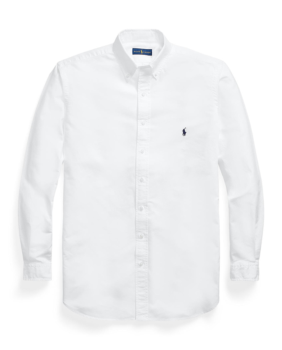 Camisa Oxford Tingida Regular Fit Branco-5