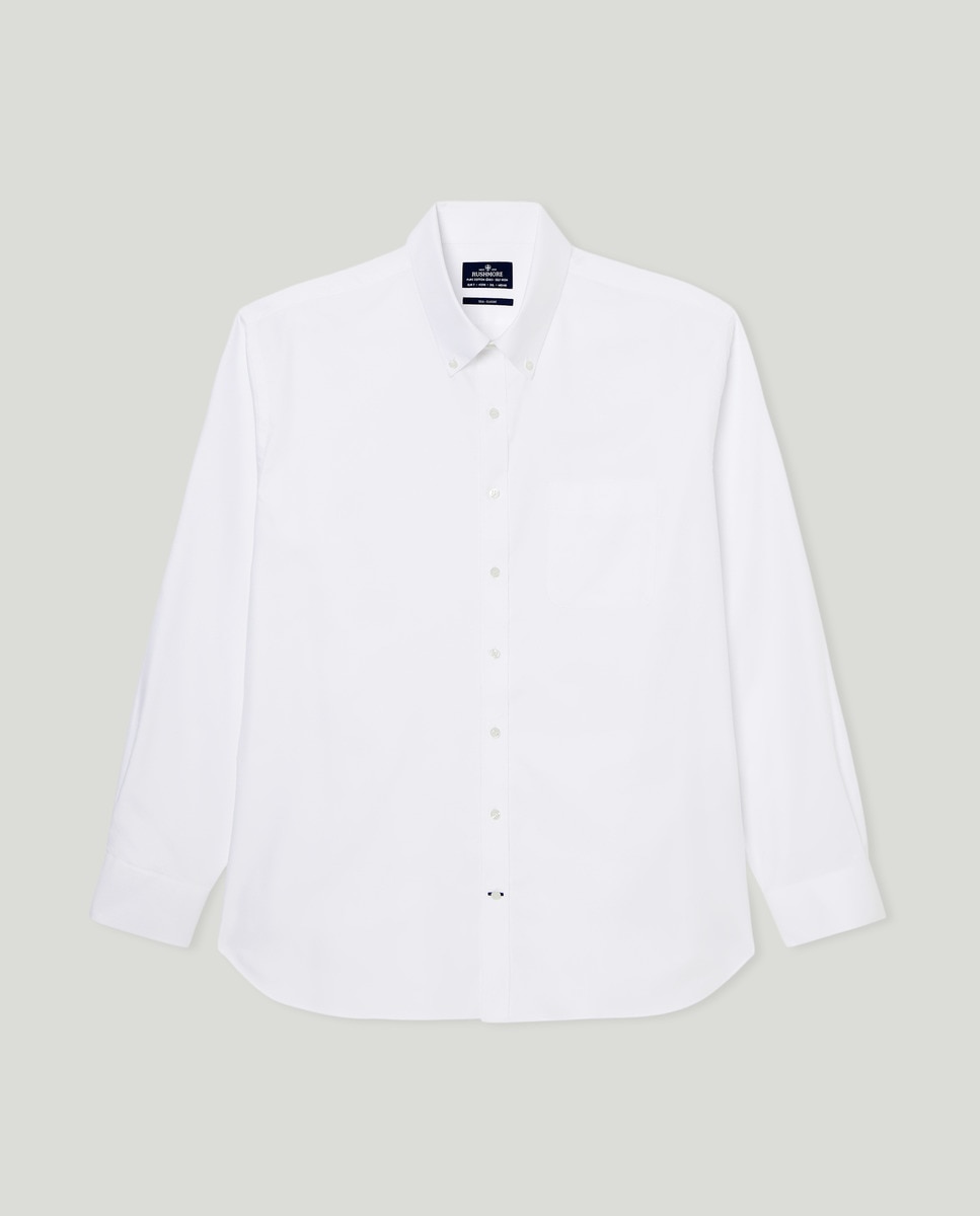 Camisa Non Iron Tamanhos Grandes Azul-claro-1