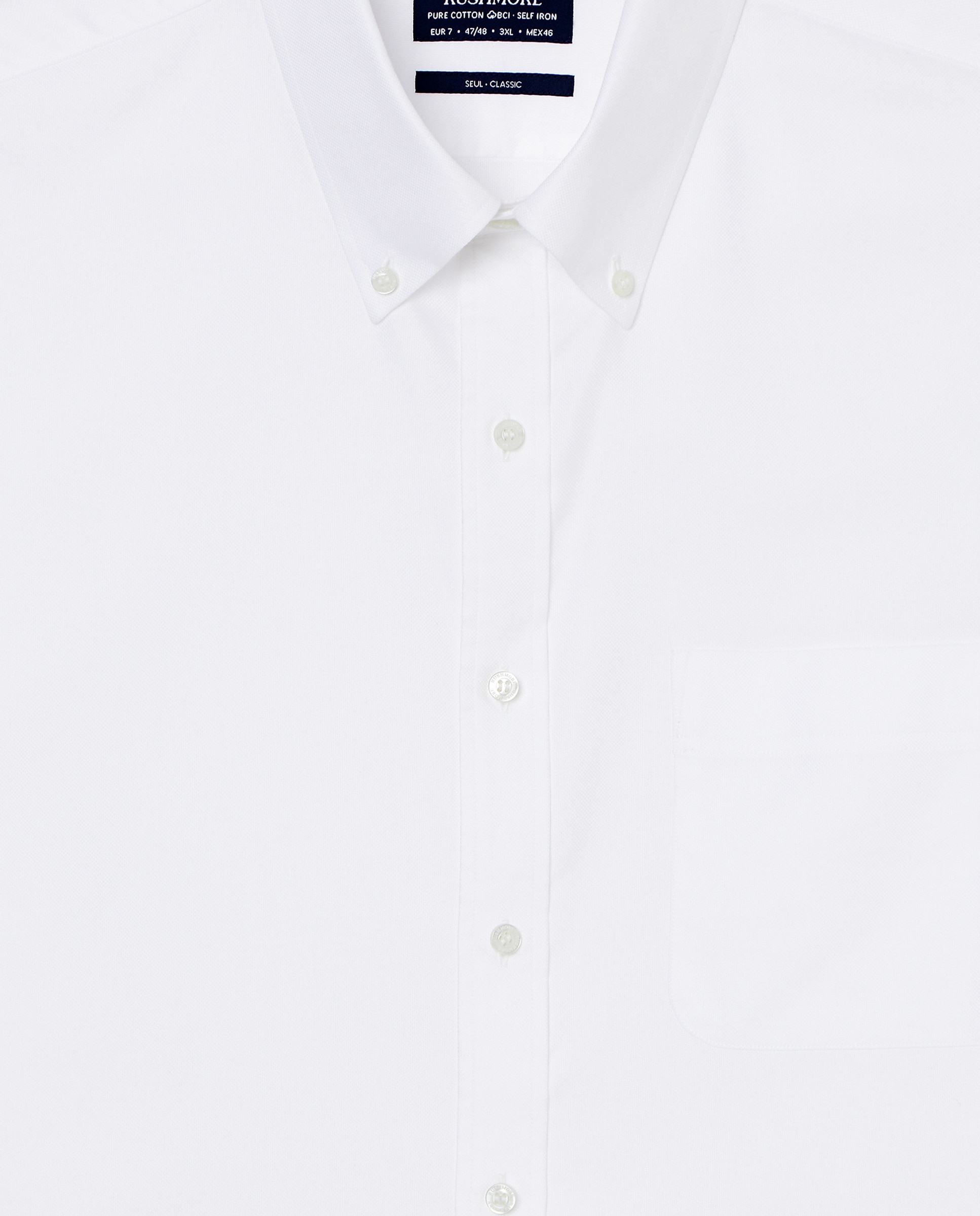 Camisa Non Iron Tamanhos Grandes Azul-claro-2