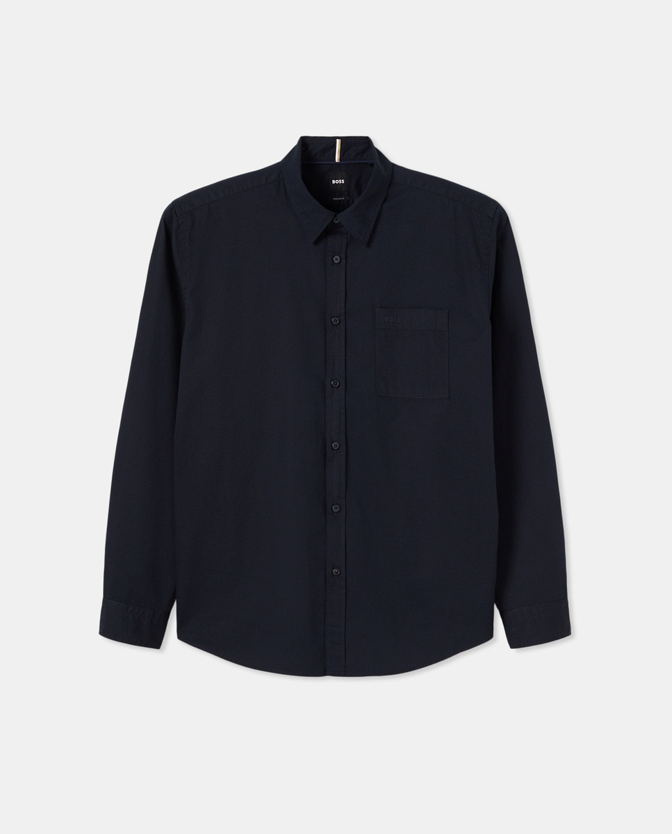 Camisa Tamanhos Grandes Azul-marinho-5