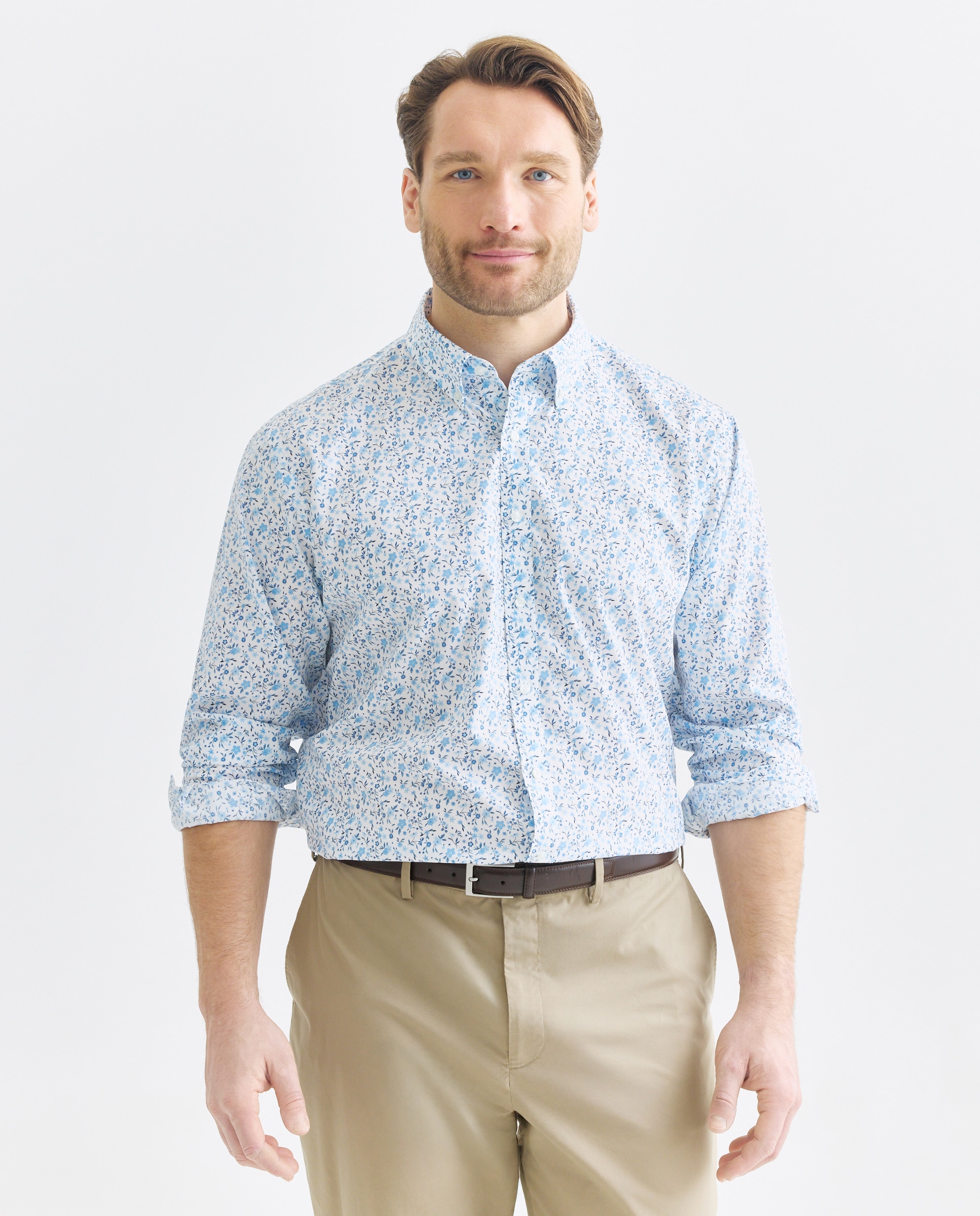 Camisa Non Iron Tamanhos Grandes Estampado-1
