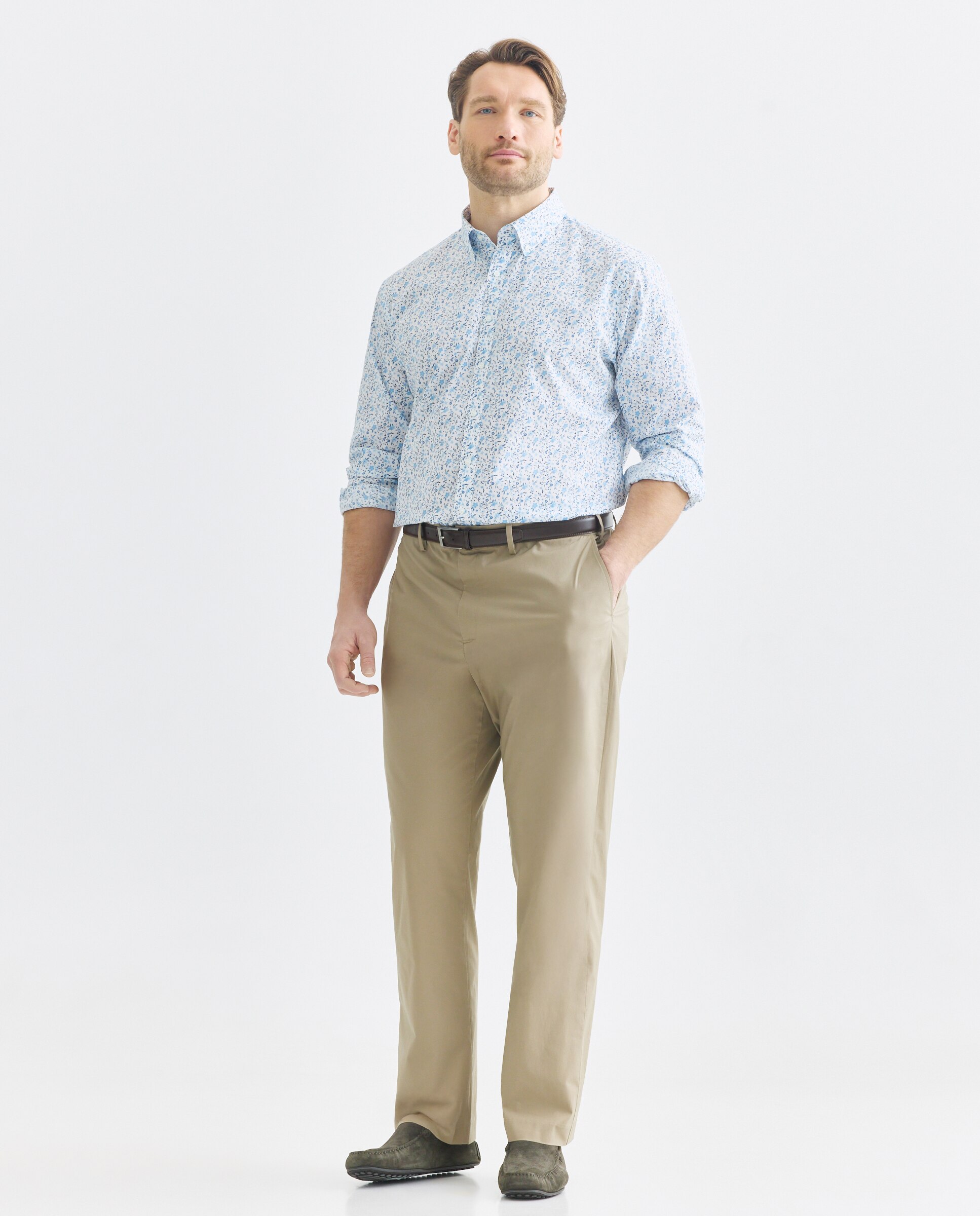 Camisa Non Iron Tamanhos Grandes Estampado-2