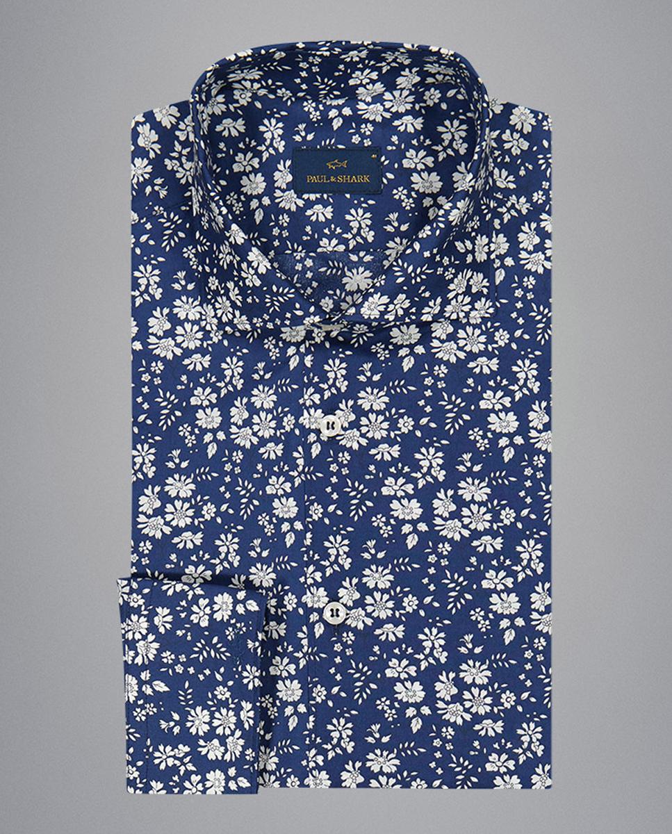 Camisa Estampada com Manga Comprida Multicolor-2