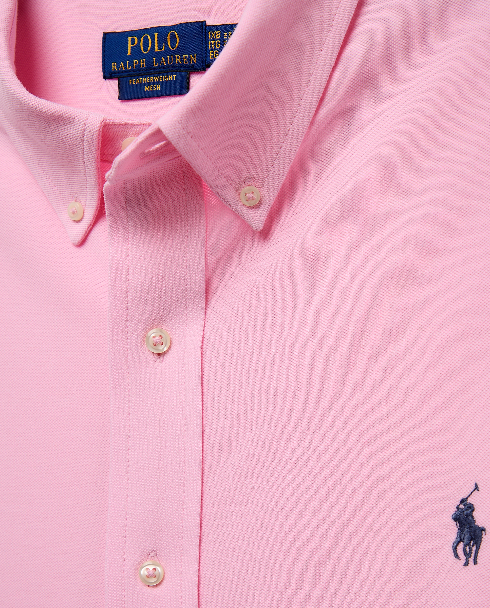 Camisa Piqué Classic Fit Tamanhos Grandes Rosa-5