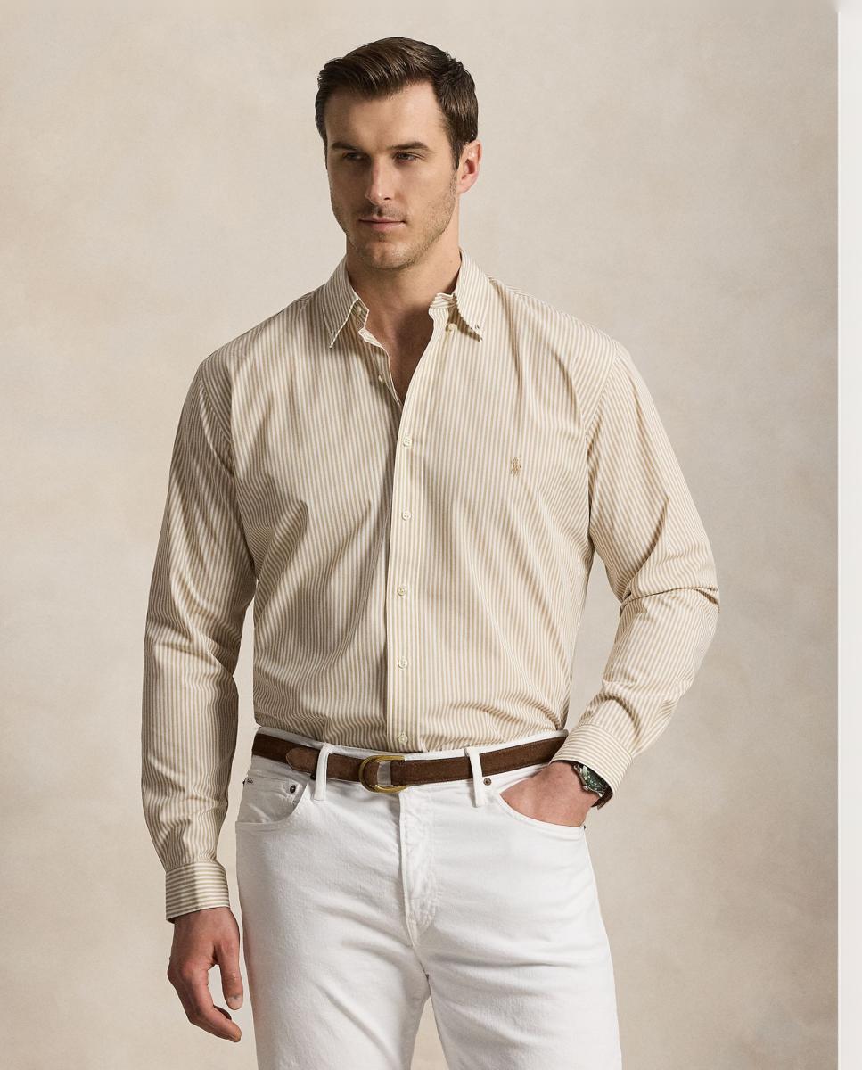 Imagem 0 de Camisa Classic Fit Tamanhos Grandes em Popelina