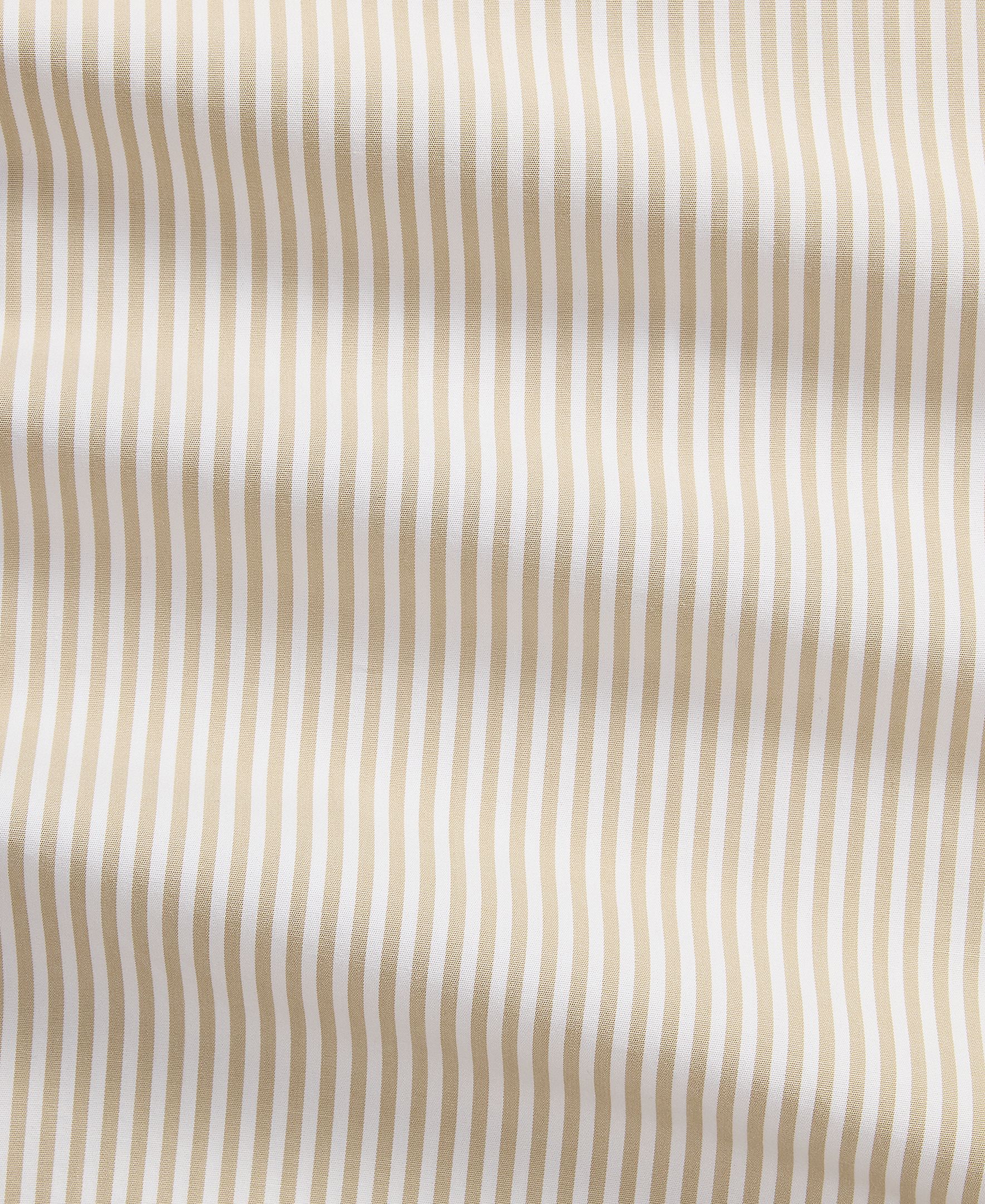 Camisa Classic Fit Tamanhos Grandes em Popelina Bege-8