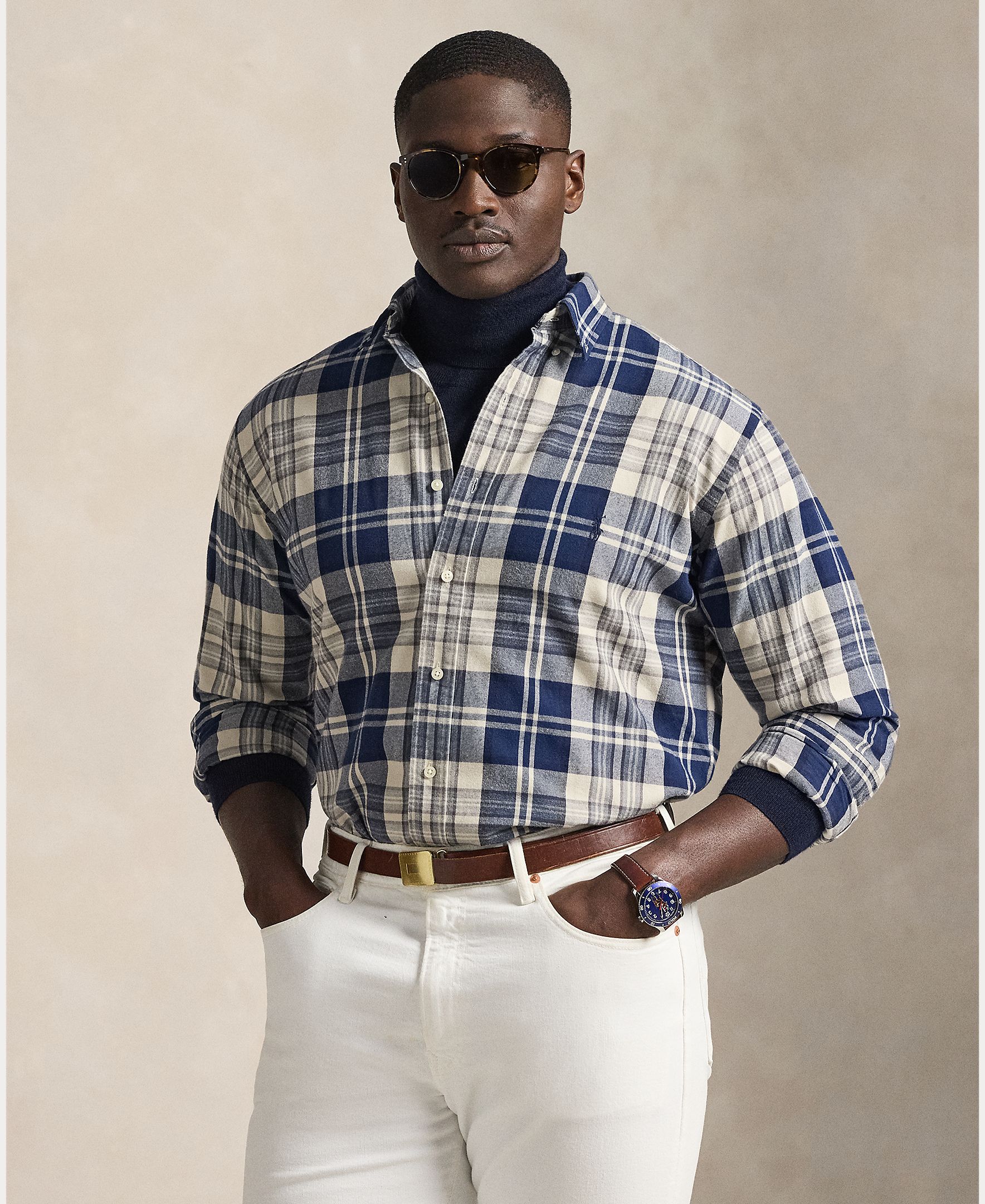 Imagem 0 de Camisa Oxford Classic Fit Tamanhos Grandes