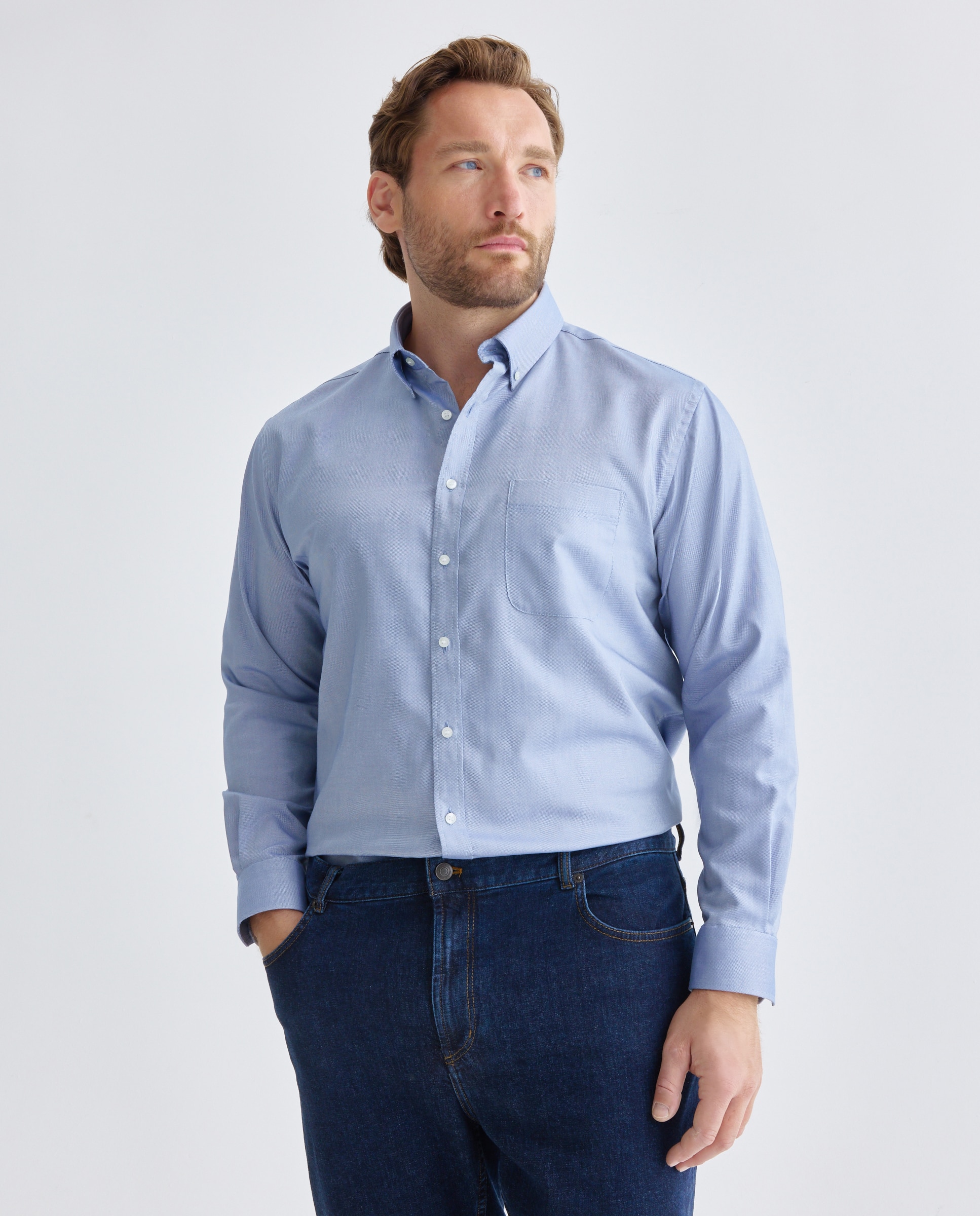 Camisa Non Iron Azul-marinho-2