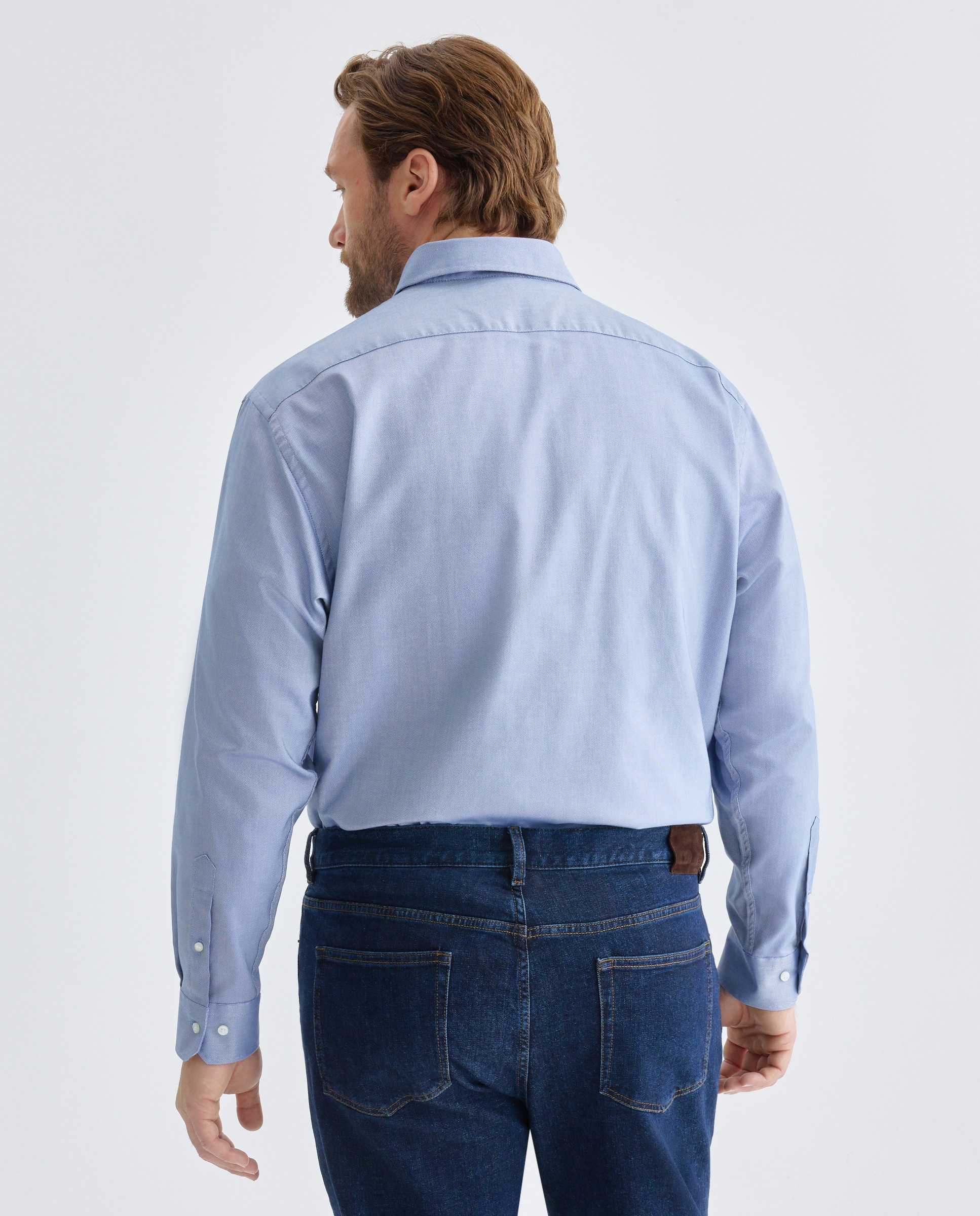 Camisa Non Iron Azul-marinho-3