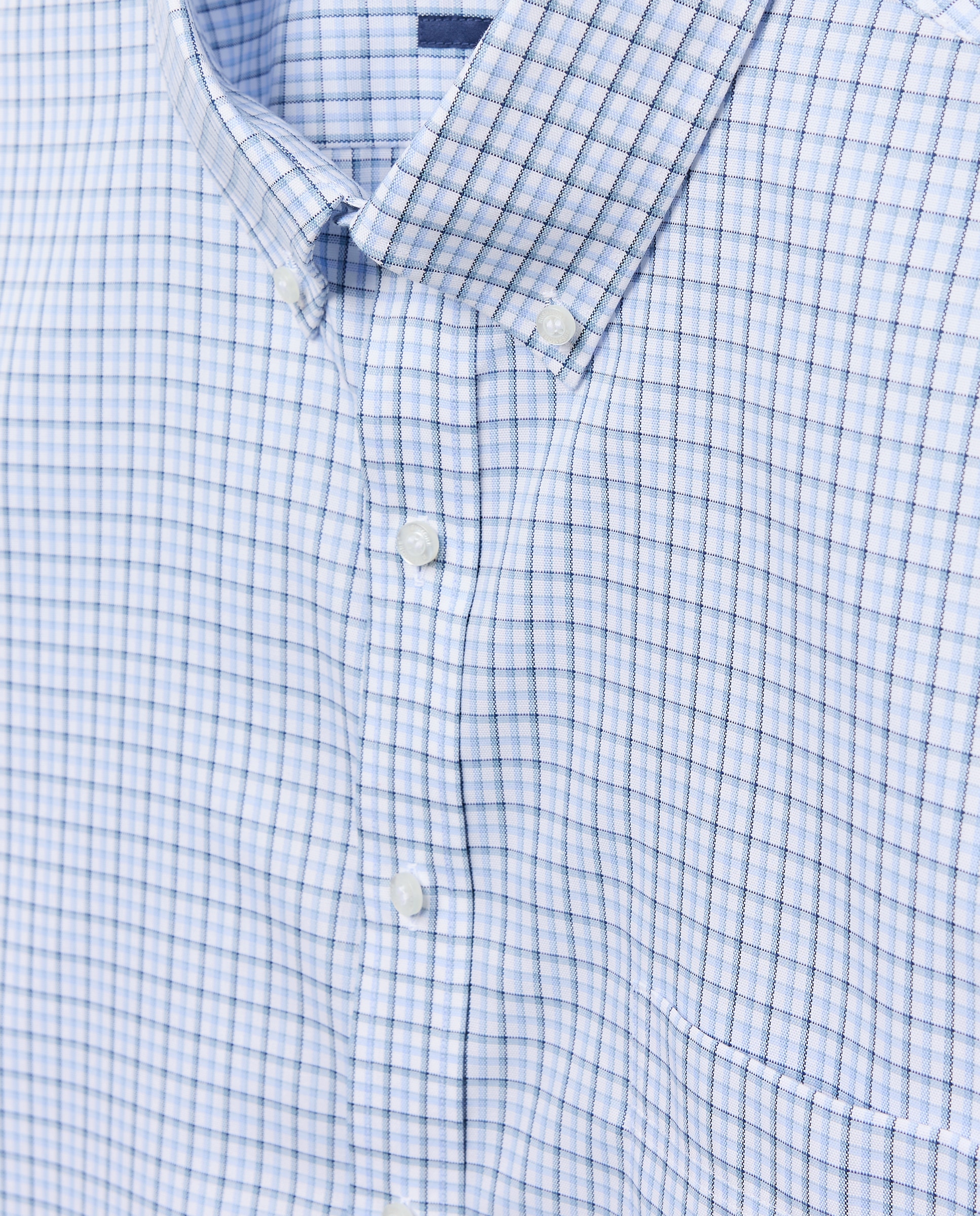 Camisa Non Iron Azul-5