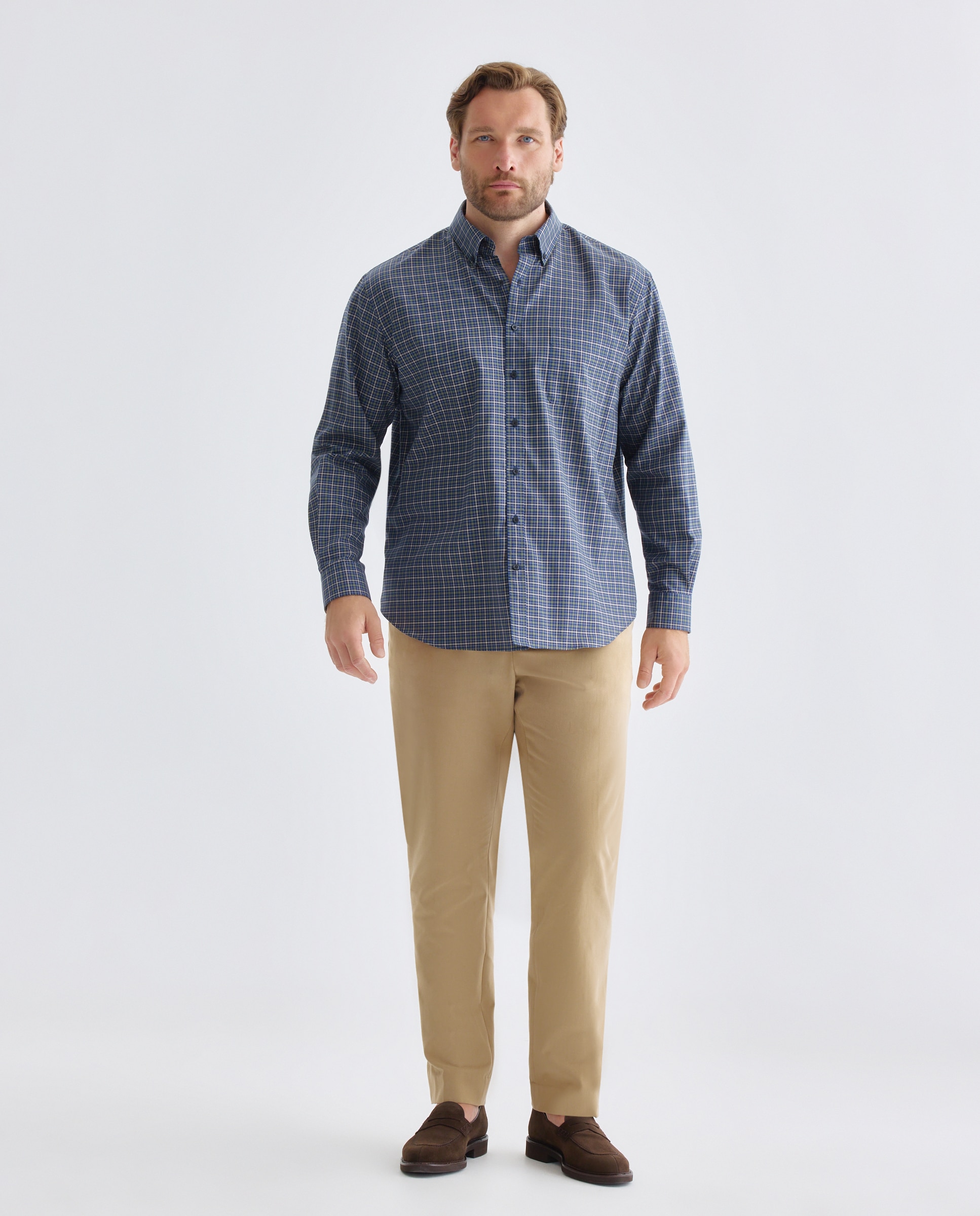 Camisa Non Iron Verde-escuro-2