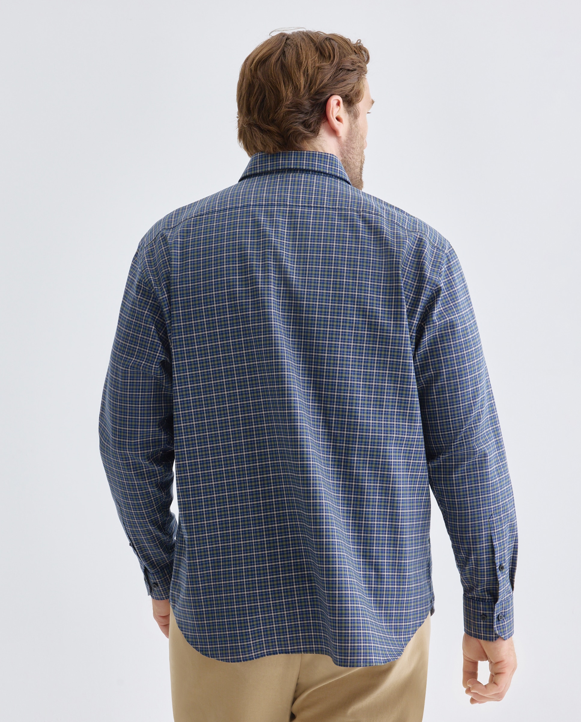 Camisa Non Iron Verde-escuro-3