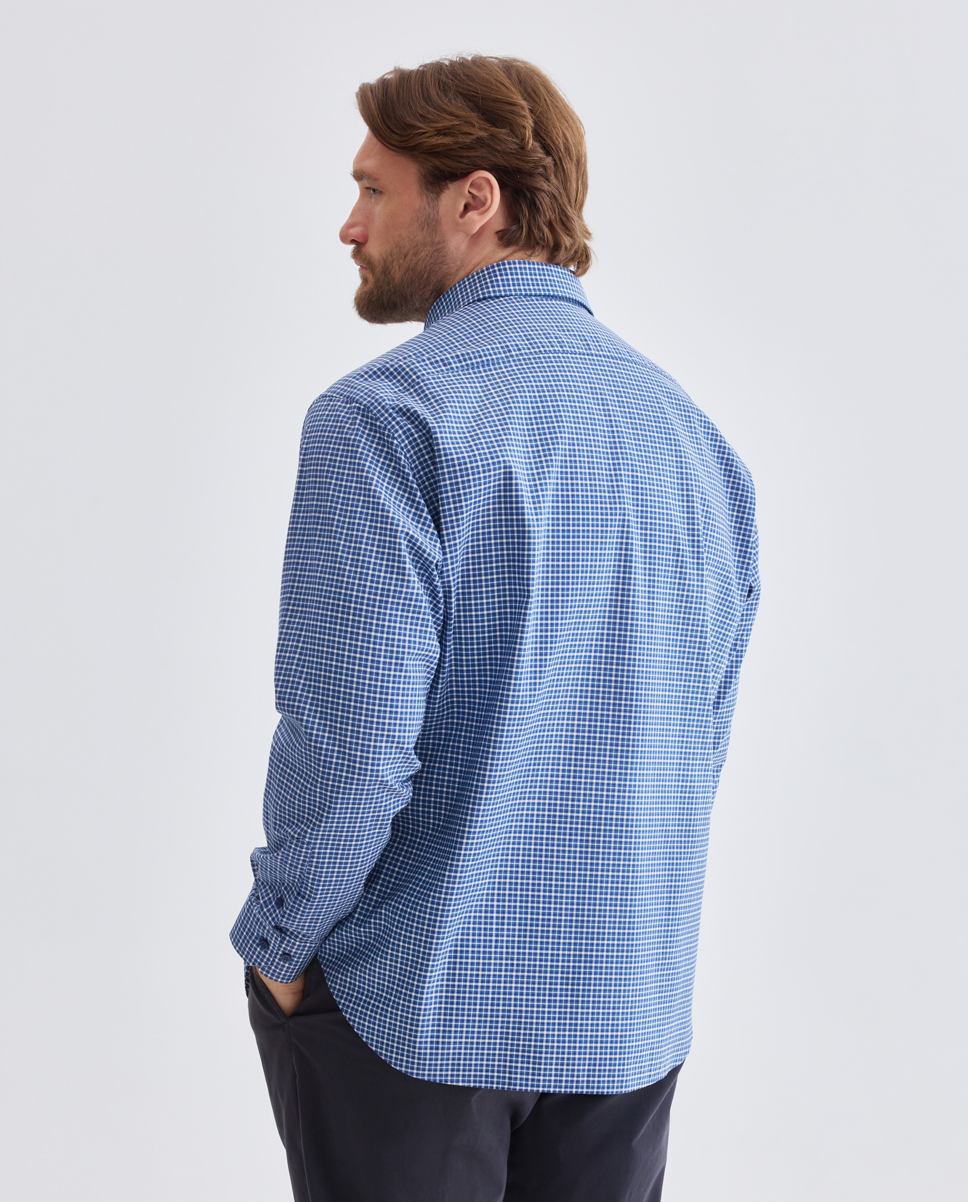 Camisa Non Iron Azul-marinho-2