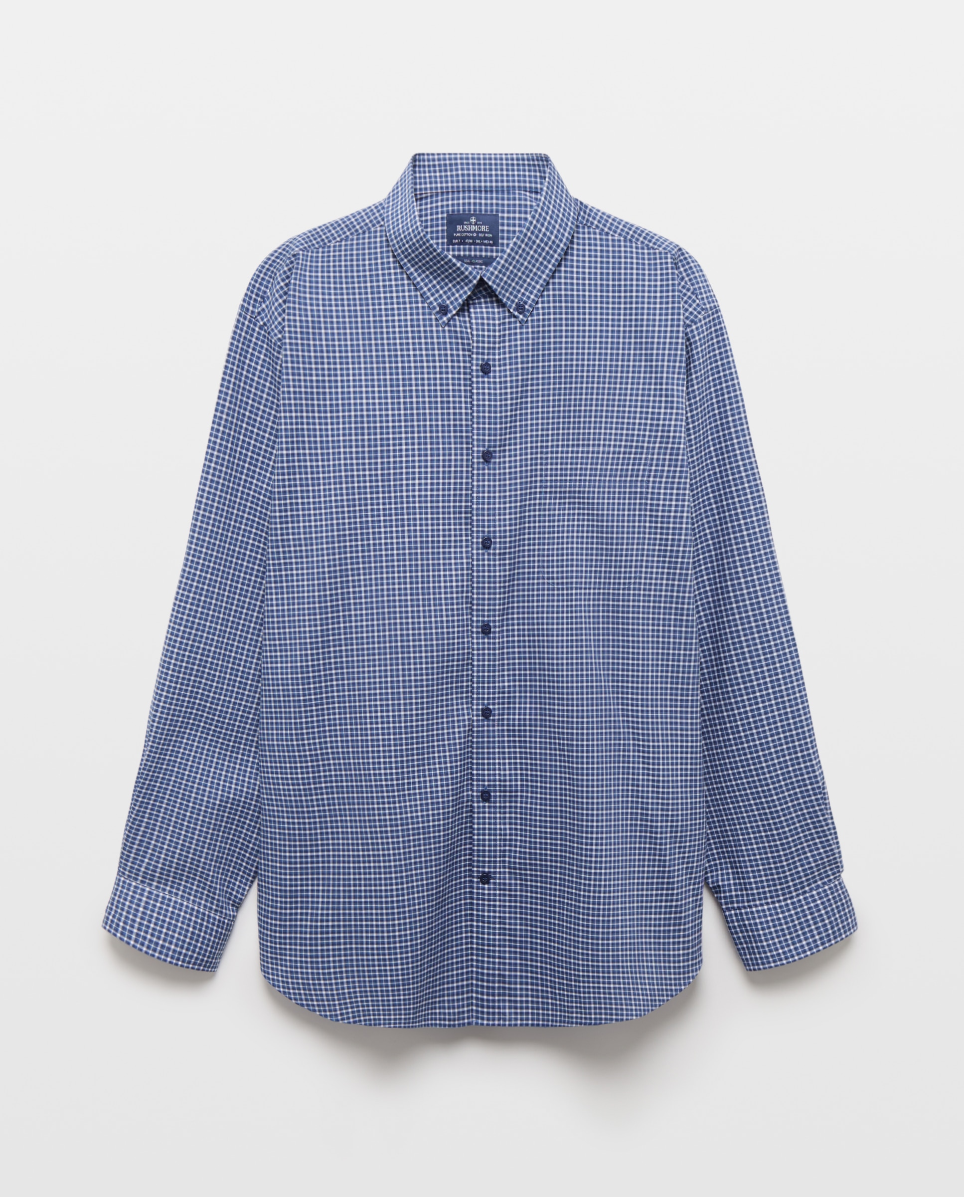 Camisa Non Iron Azul-marinho-4
