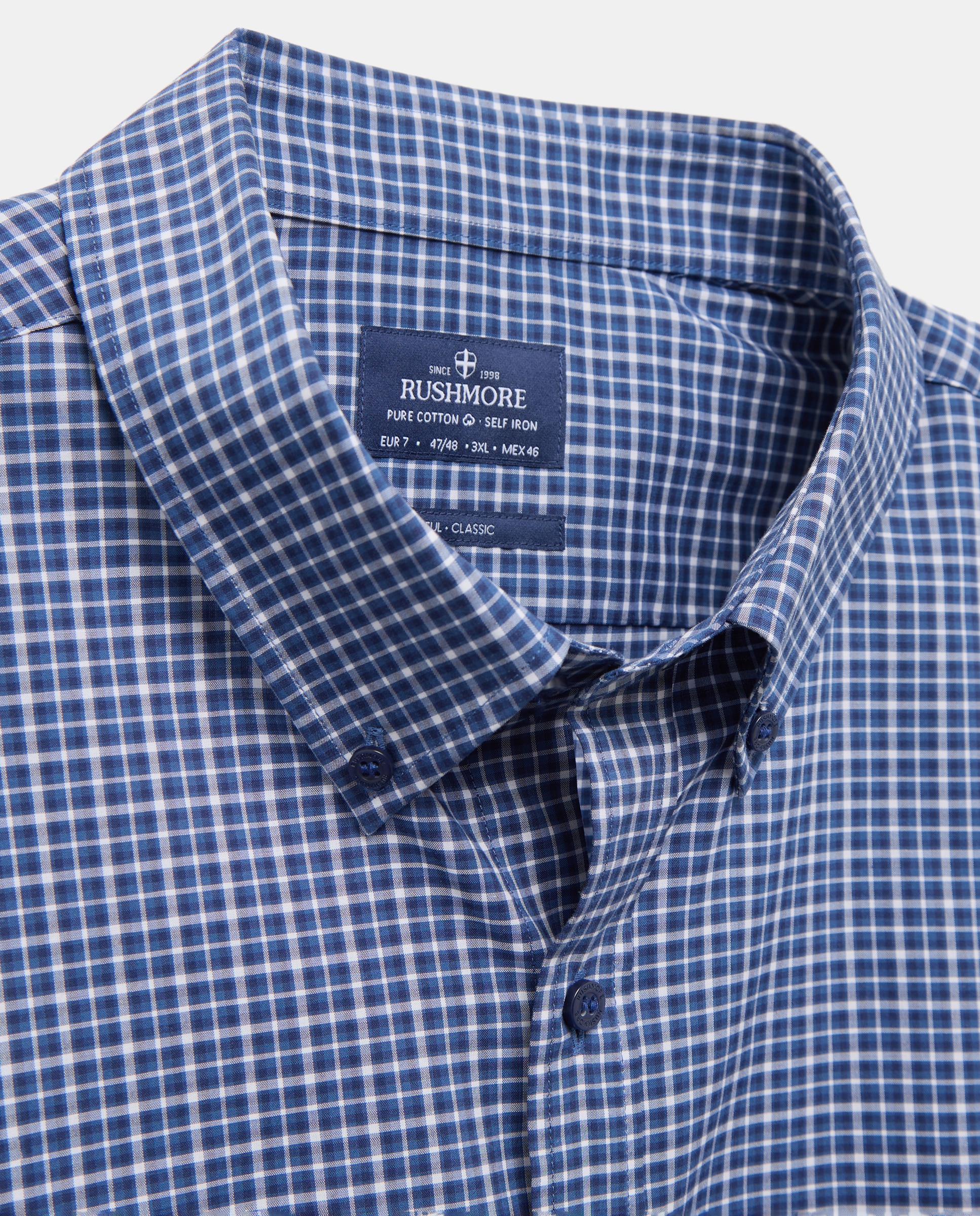 Camisa Non Iron Azul-marinho-5