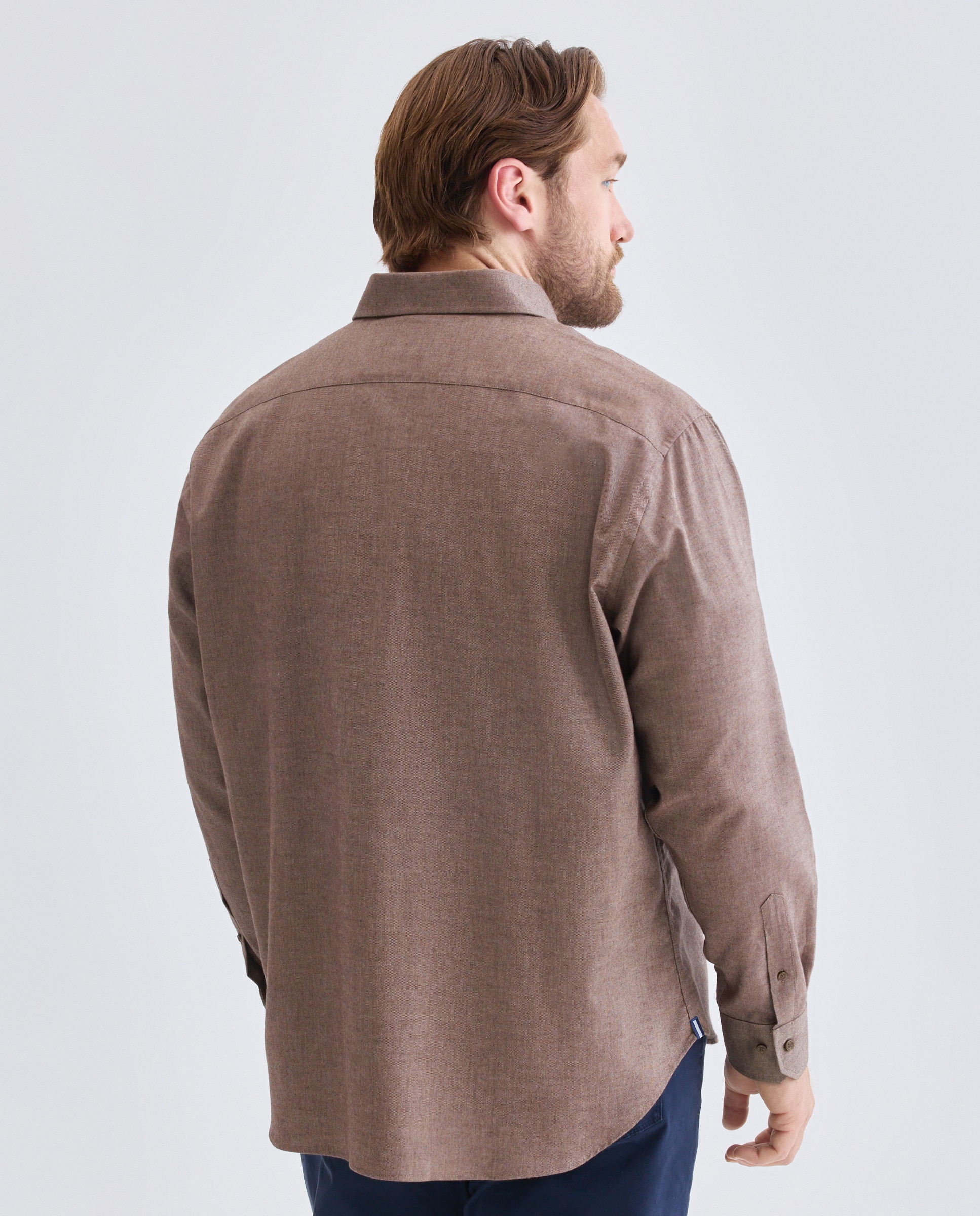 Camisa Non Iron Castanho-3