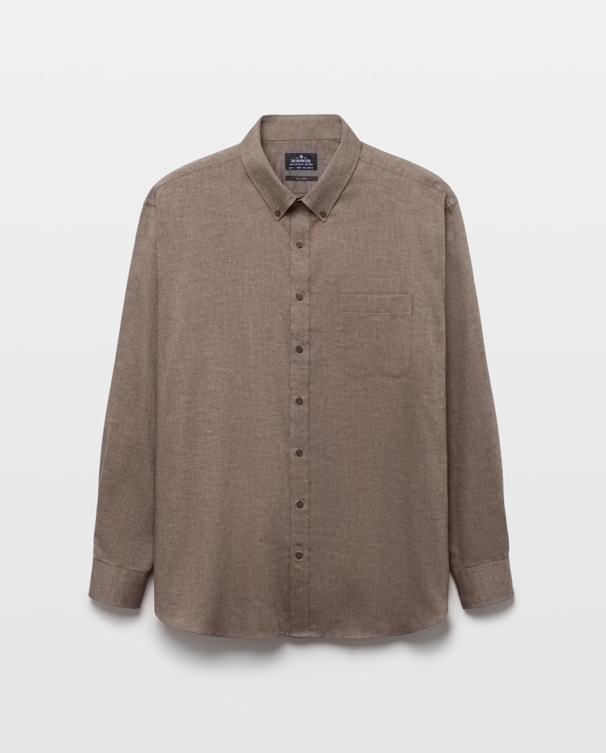 Camisa Non Iron Castanho-4