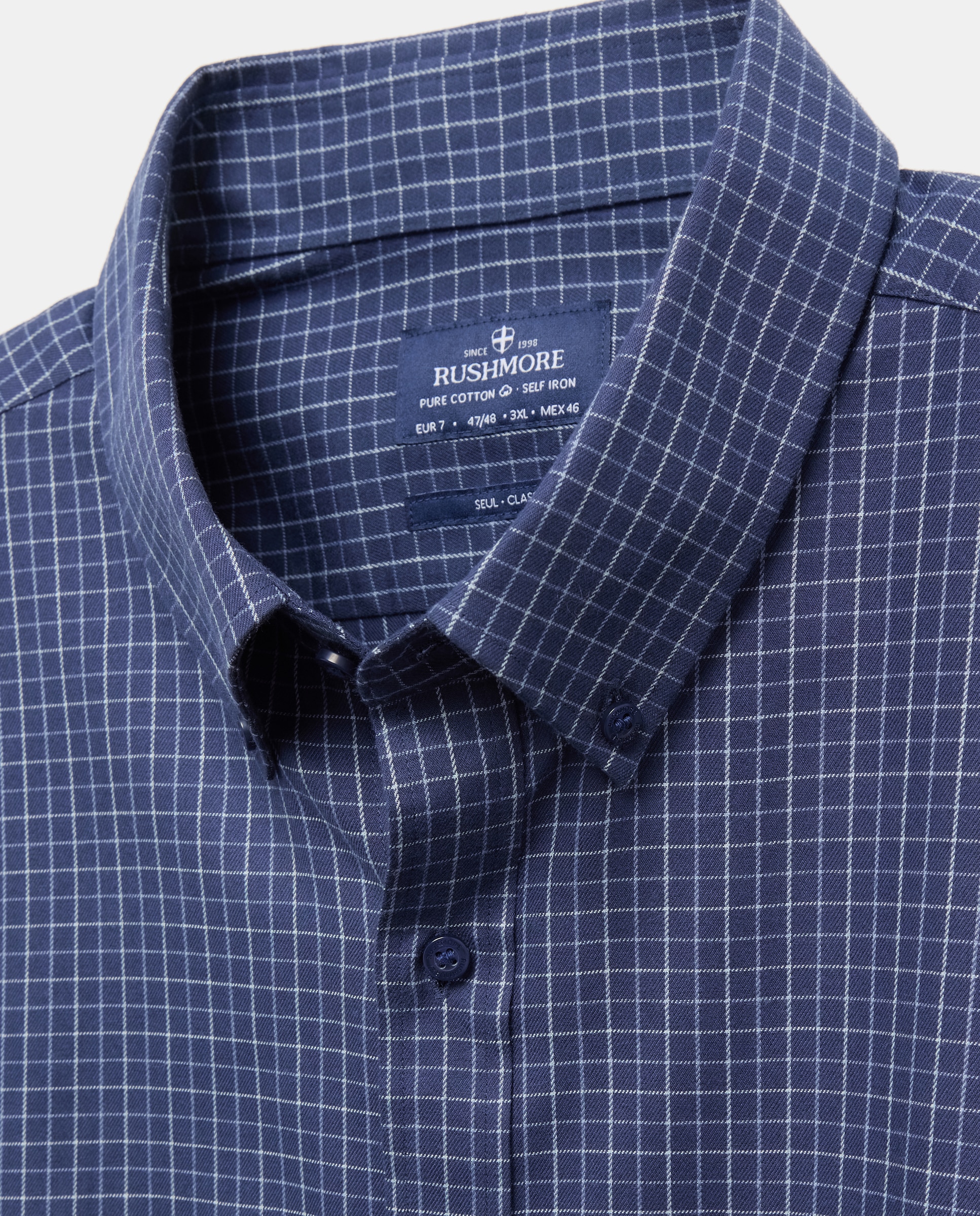 Camisa Non Iron Azul-6