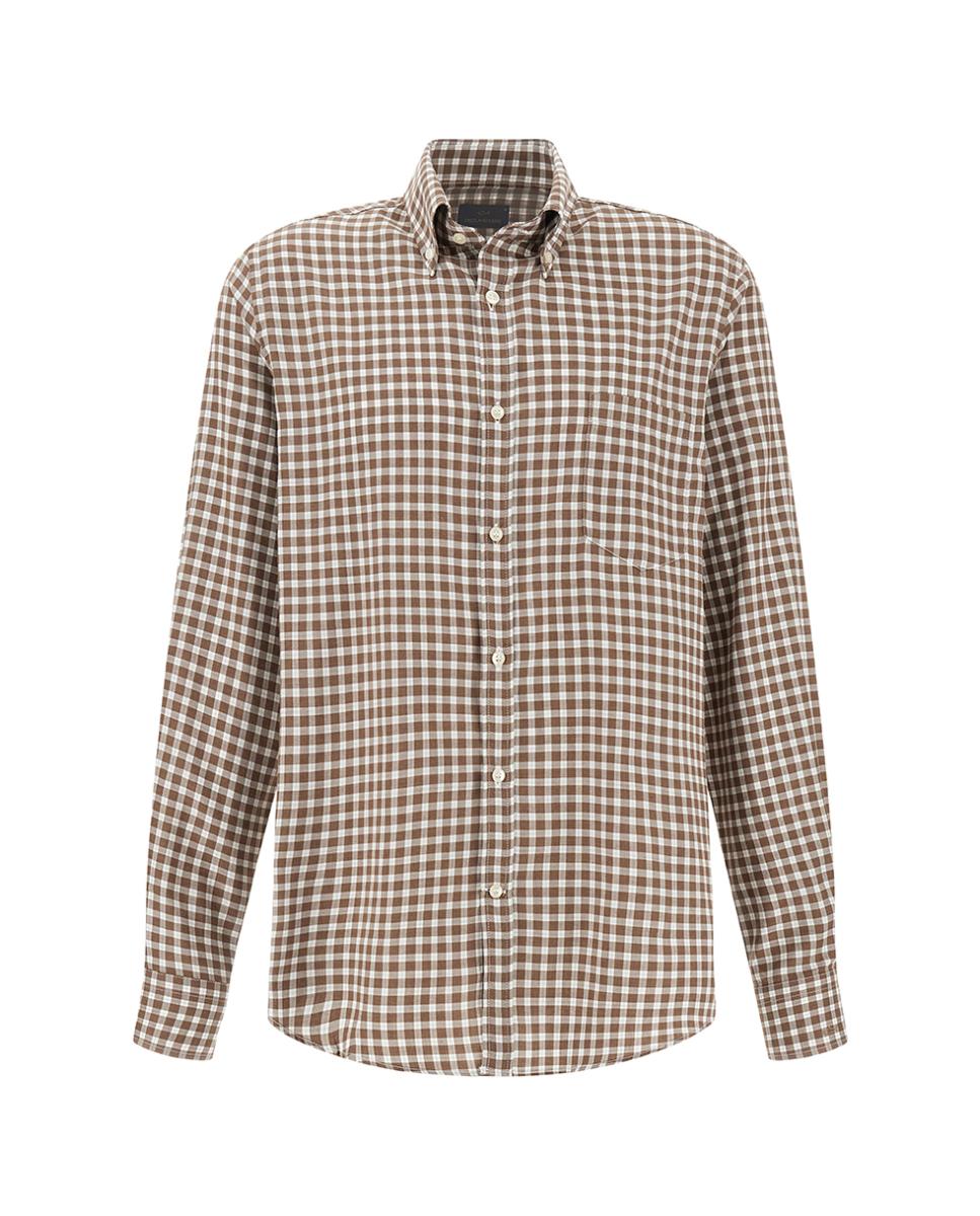 Camisa de hombre regular fit de cuadros tallas grandes - Paul & Shark - Multicolor Multicolor-1