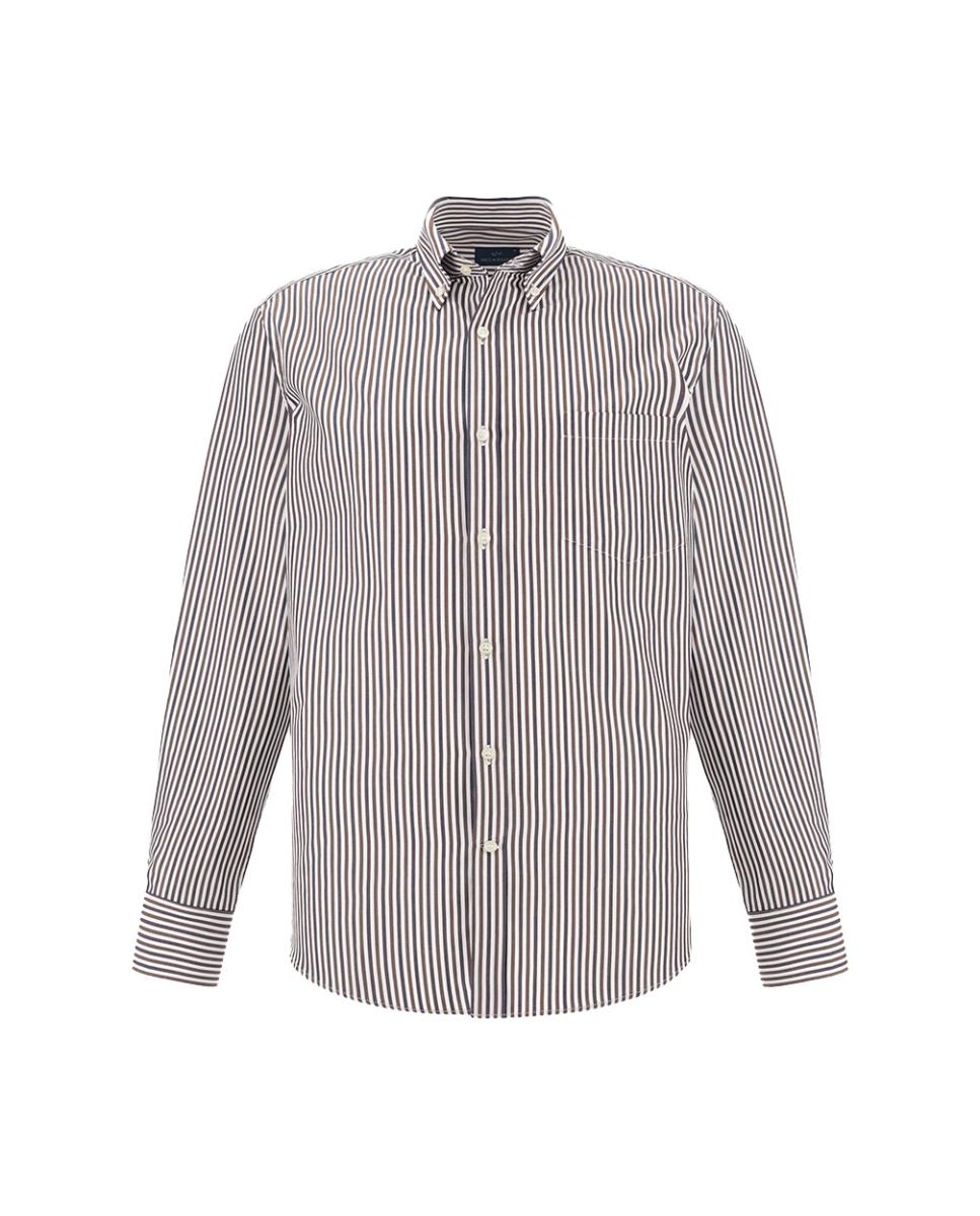 Camisa popelín de hombre regular fit rayas tallas grandes - Paul & Shark - Multicolor Multicolor-1