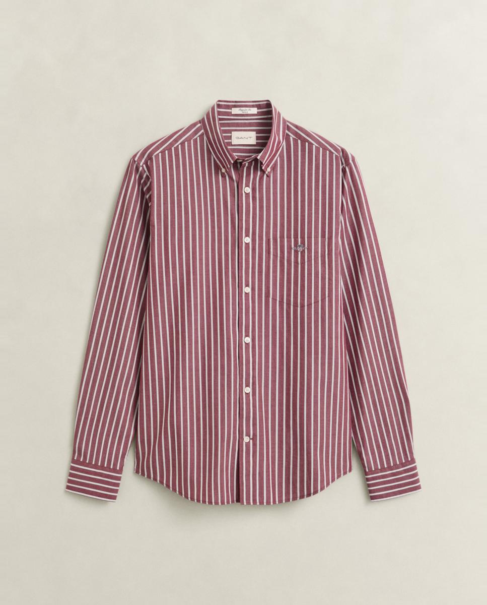Camisa de hombre de tallas grandes de popelina clásica corte regular - Gant - Rosa Rosa-1