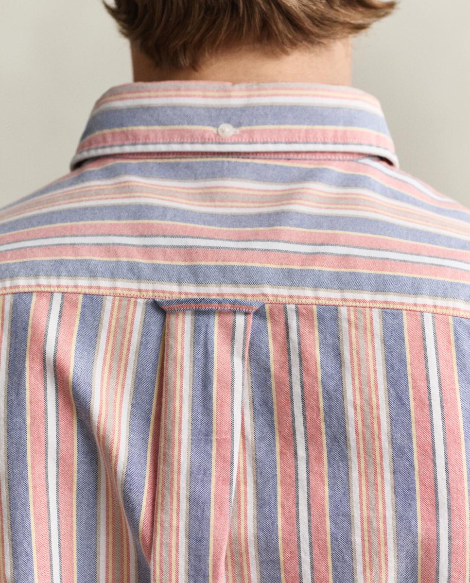 Camisa Tamanhos Grandes de Popelina Clássica e Corte Regular Multicolor-3