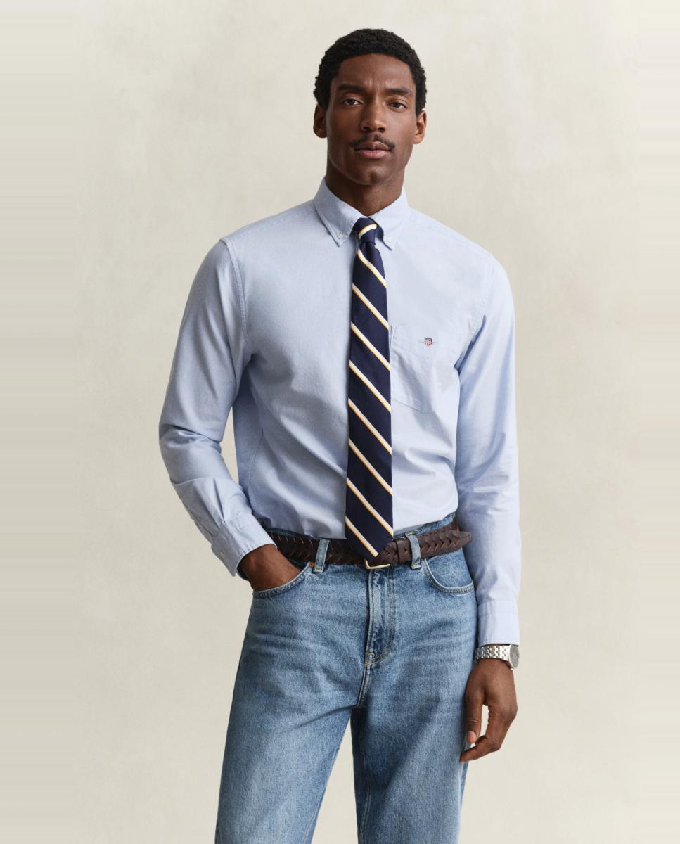 Imagem 0 de Camisa Oxford Lisa Tamanhos Grandes