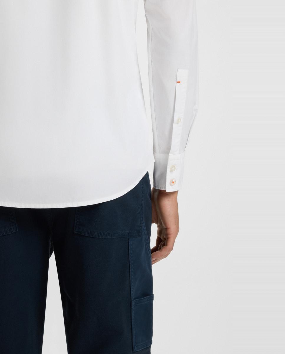 Imagen 4 de Camisa manga larga de hombre tallas grandes. - Boss - Blanco Blanco
