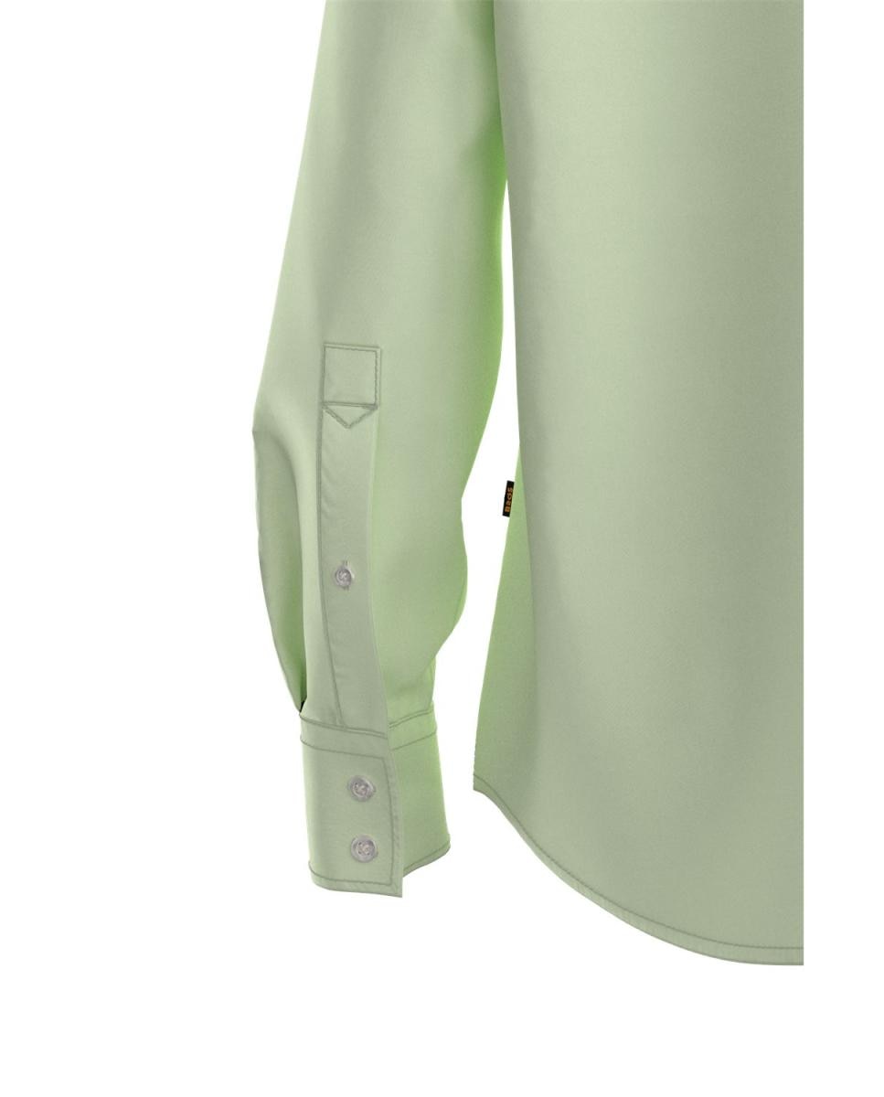 Imagen 4 de Camisa manga larga de hombre tallas grandes. - Boss - Verde Verde