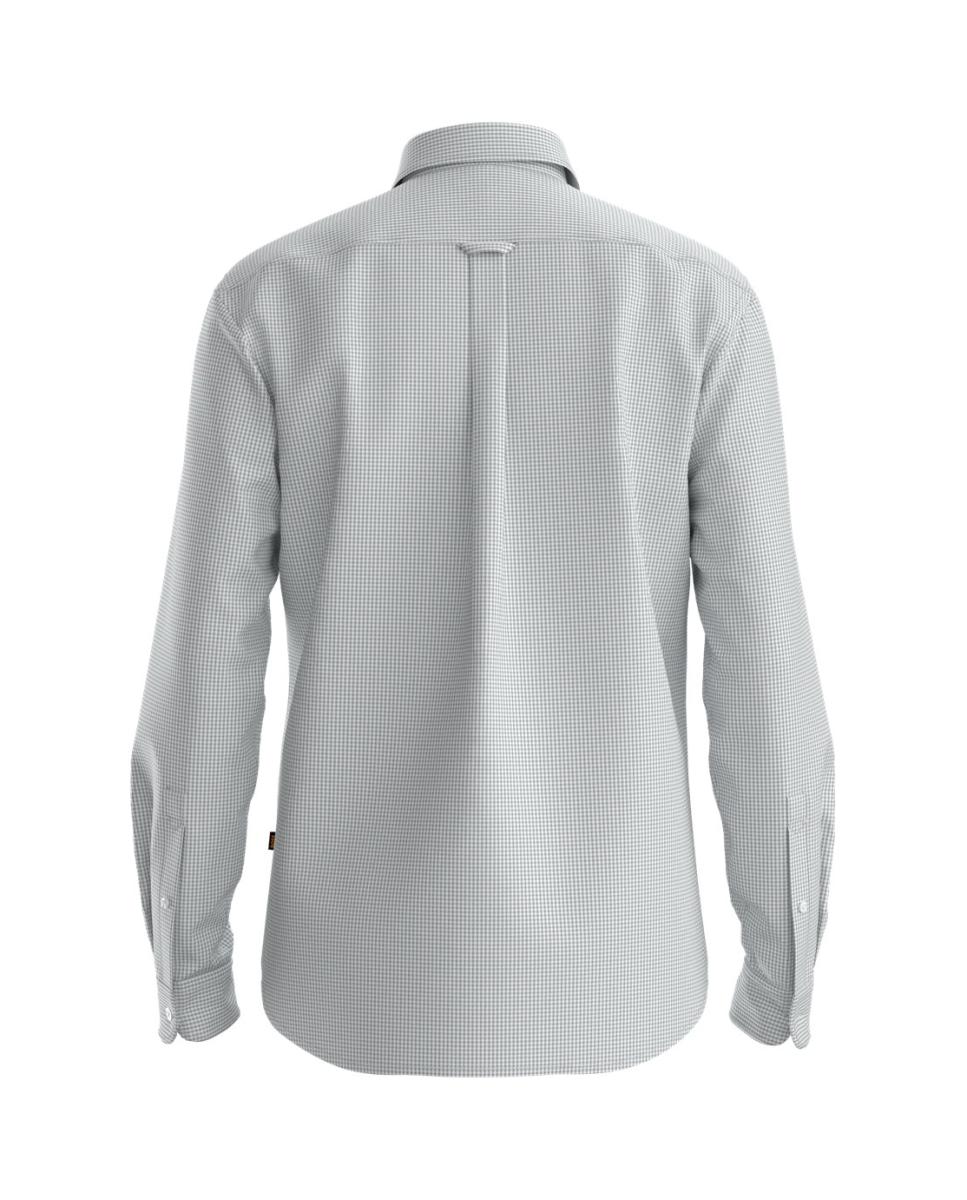 Camisa manga larga de hombre tallas grandes. - Boss - Blanco Blanco-2