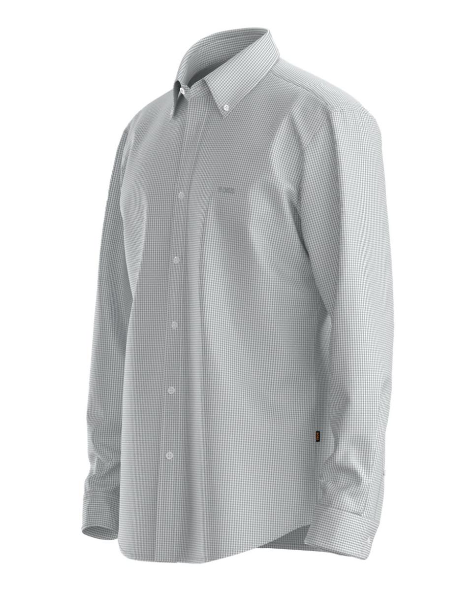 Camisa manga larga de hombre tallas grandes. - Boss - Blanco Blanco-3