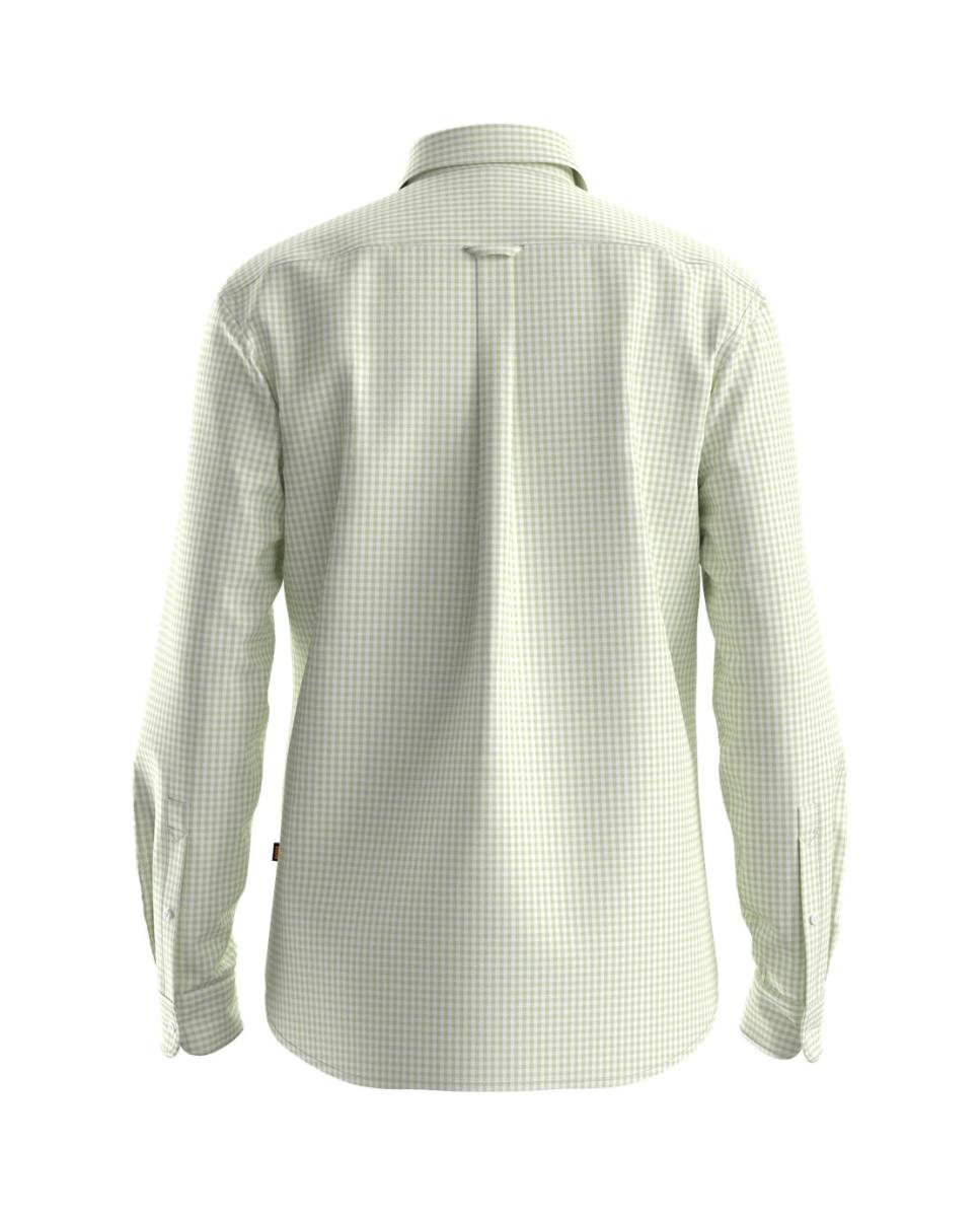 Camisa manga larga de hombre tallas grandes. - Boss - Verde Verde-2