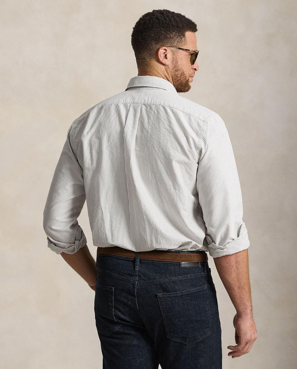 Camisa oxford de hombre Carmel Rosa/Blanco - Polo Ralph Lauren - Marrón oscuro Marrón oscuro-3