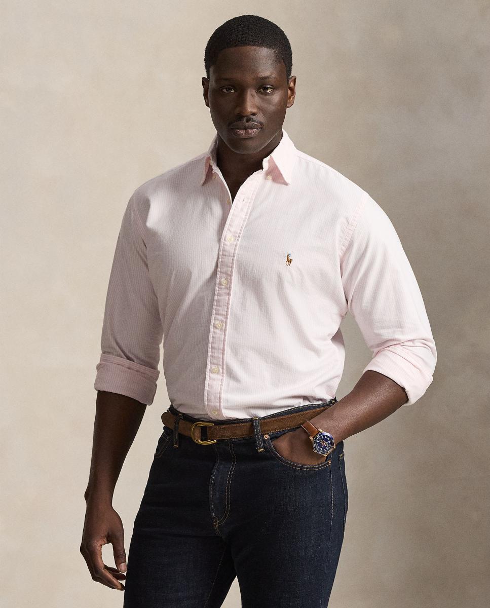 Imagem 0 de Camisa Oxford de Algodão Classic Fit Tamanhos Grandes