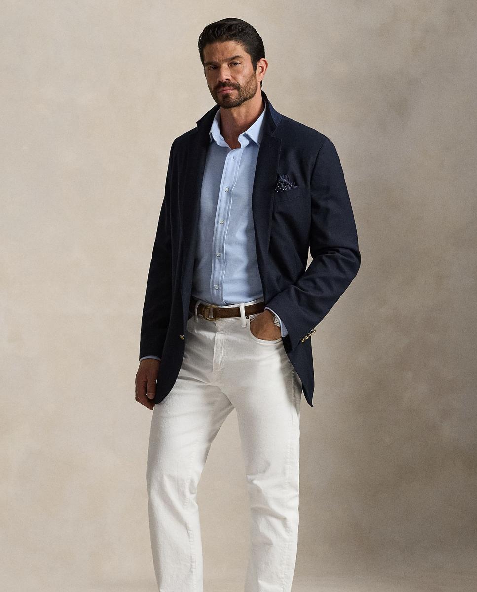 Camisa Oxford Regular Fit Tamanhos Grandes Azul-claro-6