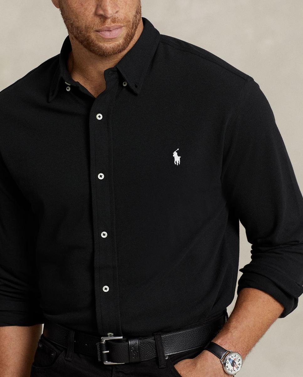 Camisa de hombre ultraligera Negro Polo - Polo Ralph Lauren - Negro Negro-4