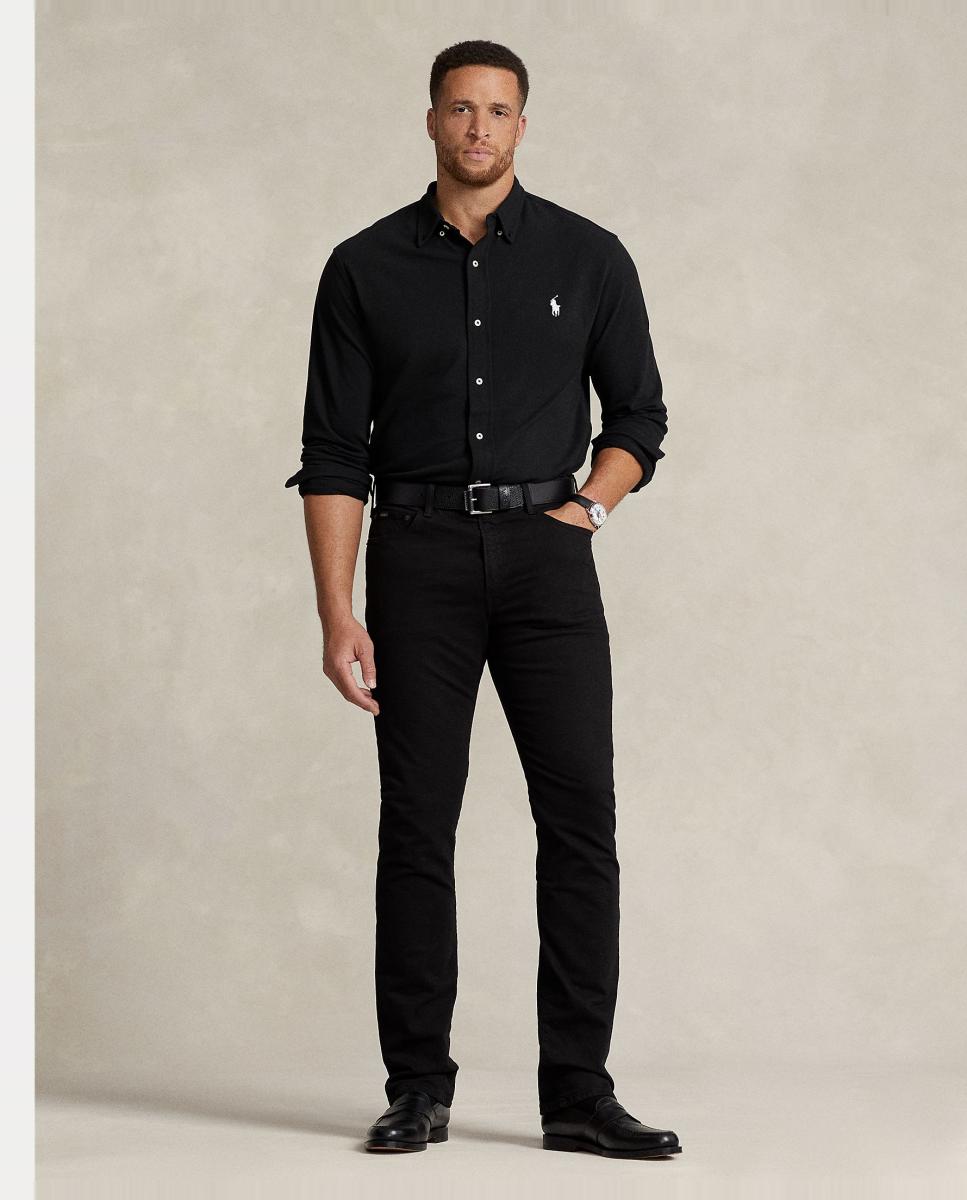 Camisa de hombre ultraligera Negro Polo - Polo Ralph Lauren - Negro Negro-6