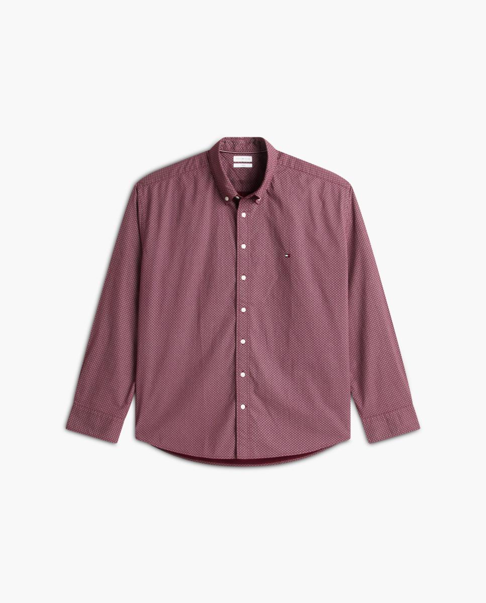 Camisa de Popelina Estampada Tamanhos Grandes Multicolor-4