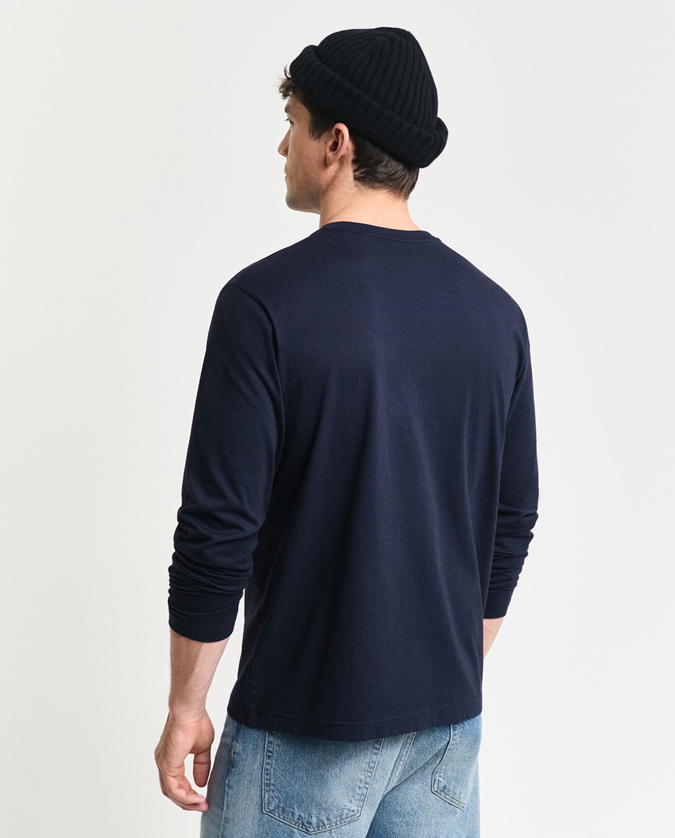 Calças Chino Slim Fit com Estrutura e Textura Trabalhada Tamanhos Grandes Azul-2