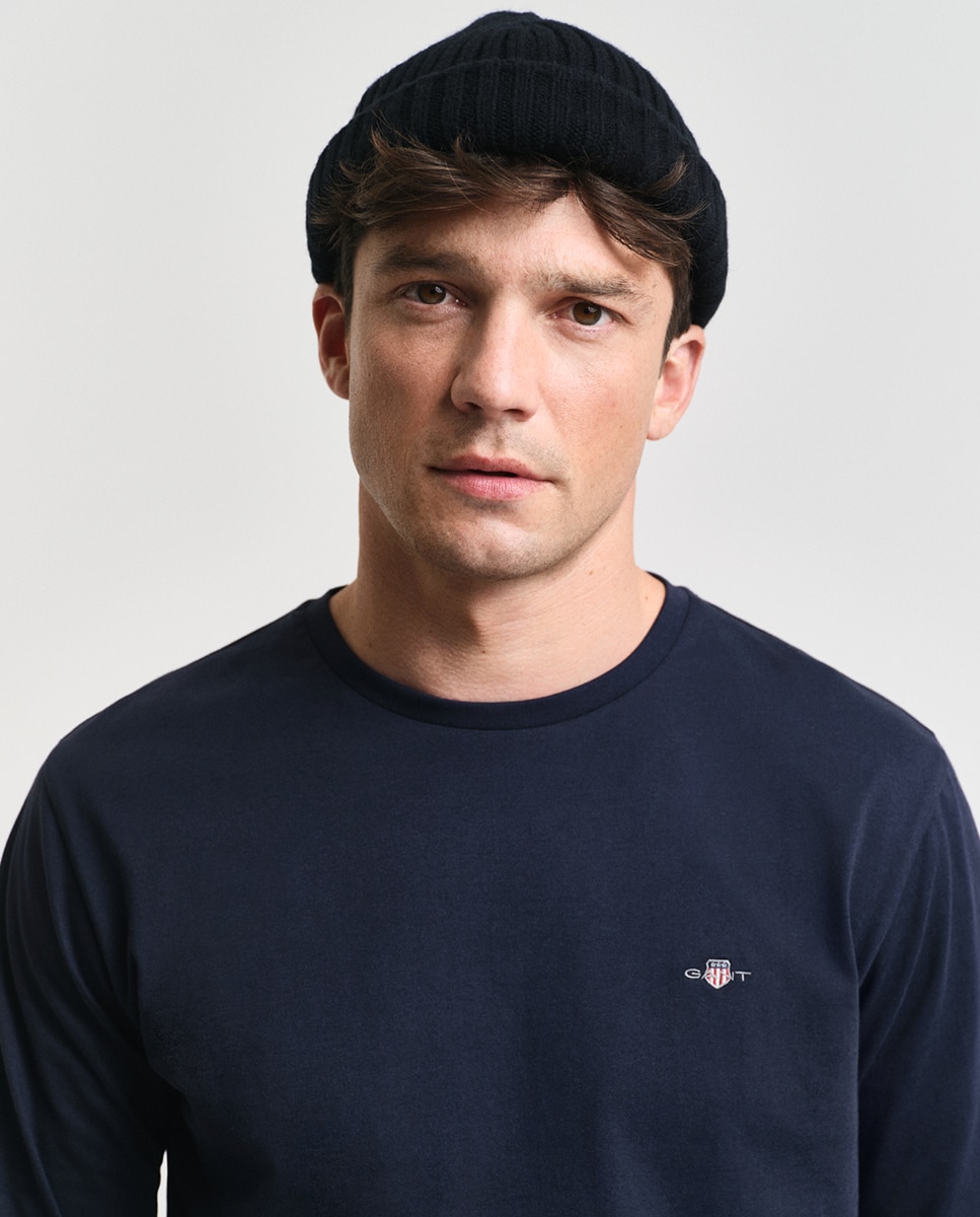 Calças Chino Slim Fit com Estrutura e Textura Trabalhada Tamanhos Grandes Azul-3