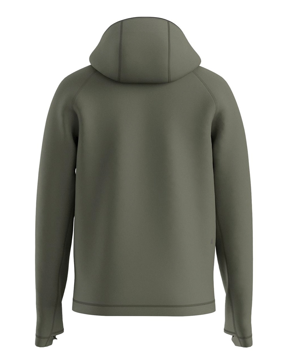 Sweatshirt de Manga Comprida Tamanhos Grandes Verde-2