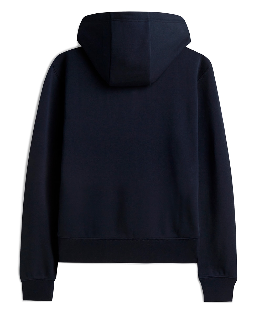 Sweatshirt com Capuz e sem Fecho de Correr Tamanhos Grandes Azul-marinho-2