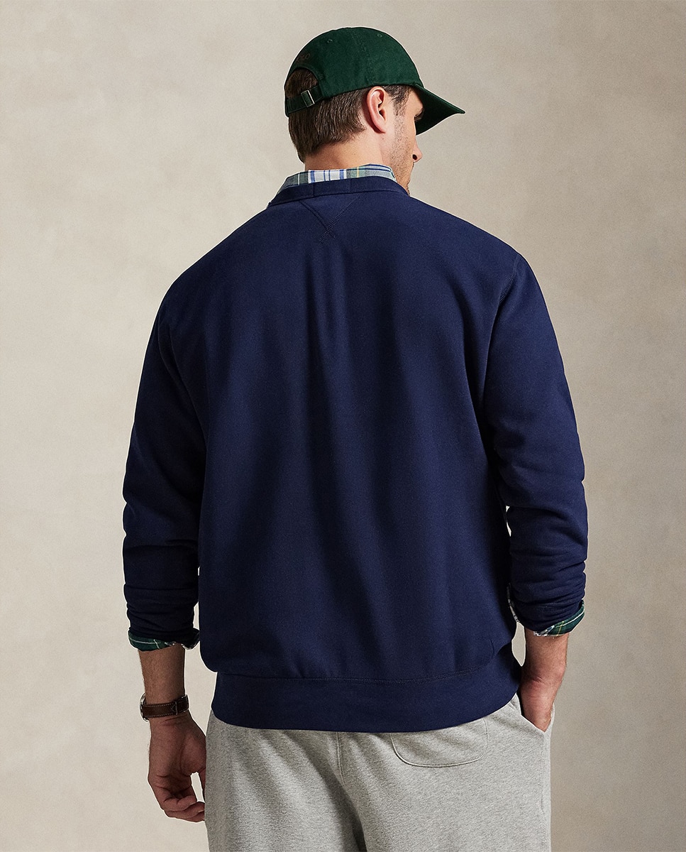 Sweatshirt de Felpa RL Tamanhos Grandes Azul-marinho-2