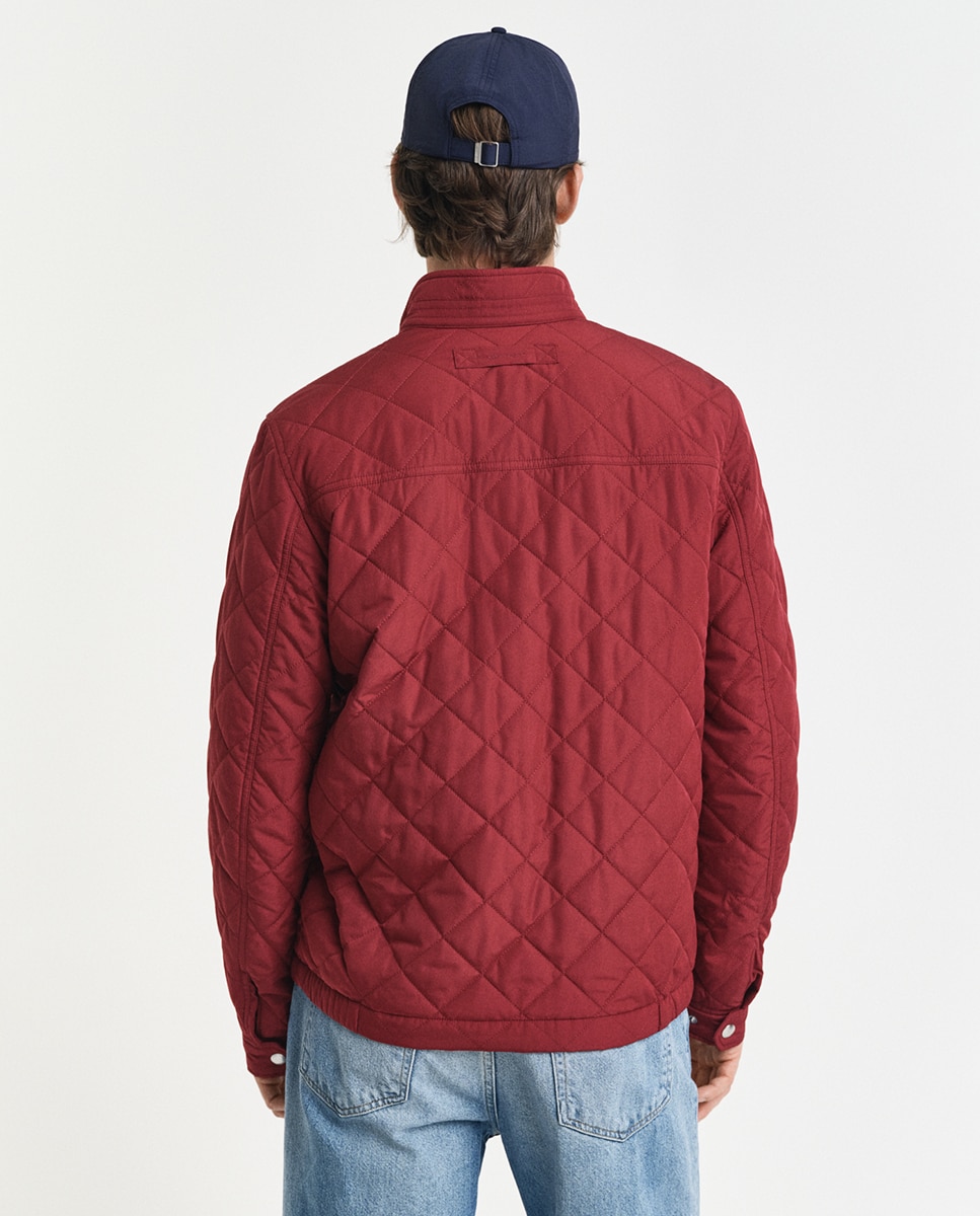Blusão Acolchoado Tamanhos Grandes Regular Fit Vermelho-2
