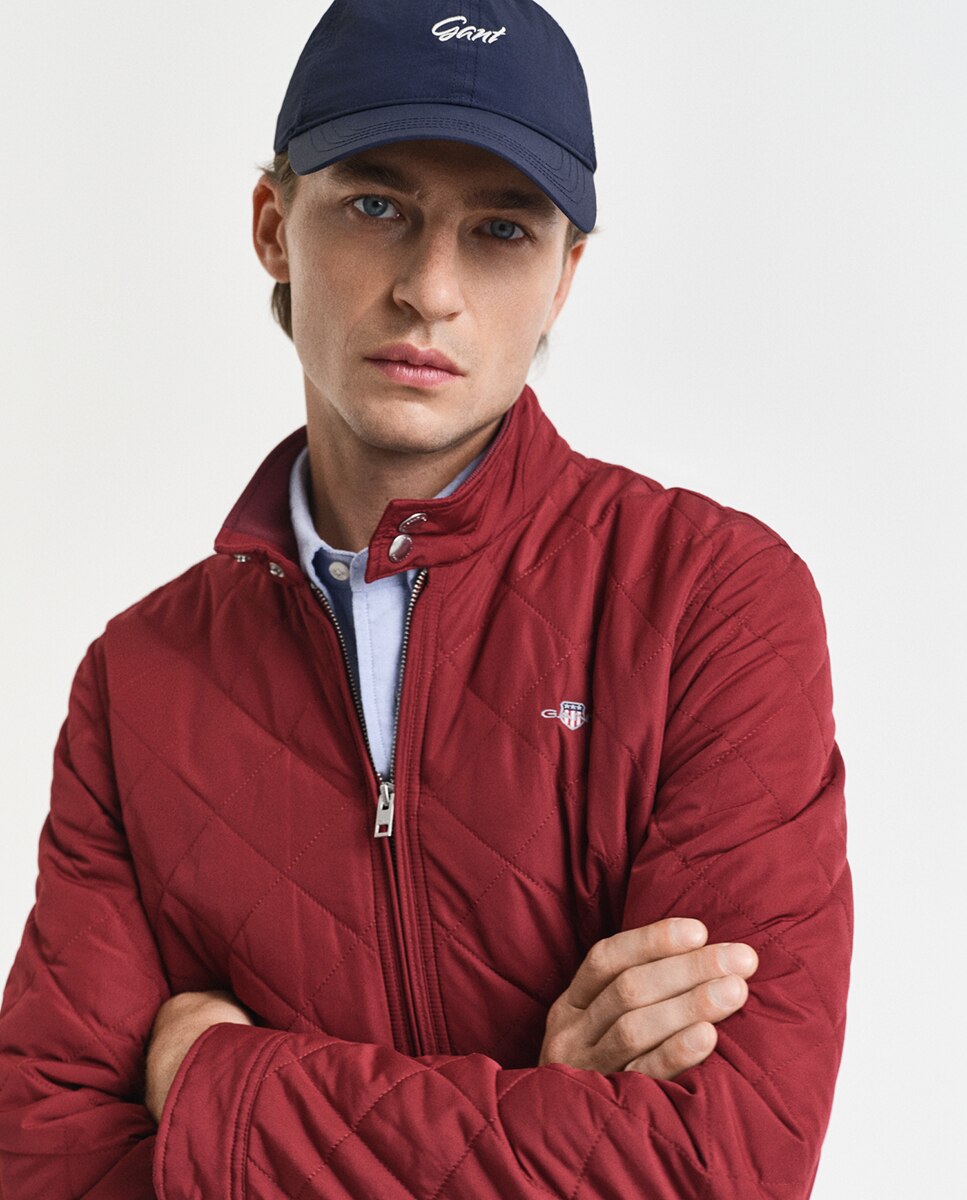 Blusão Acolchoado Tamanhos Grandes Regular Fit Vermelho-3