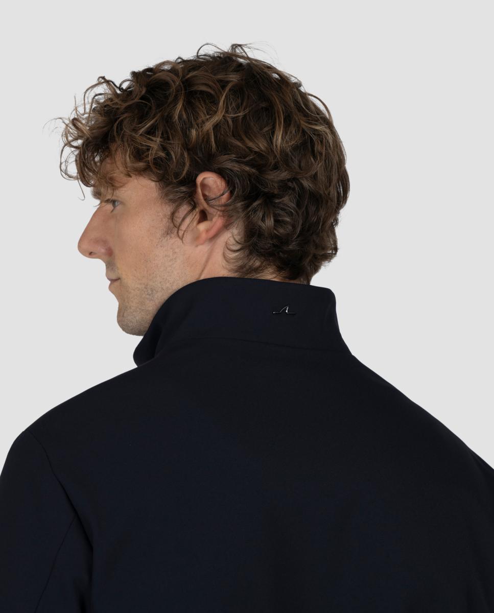 Cazadora Clásica de hombre en tejido técnico Dynamic tallas grandes - Paul & Shark - Azul marino Azul marino-4
