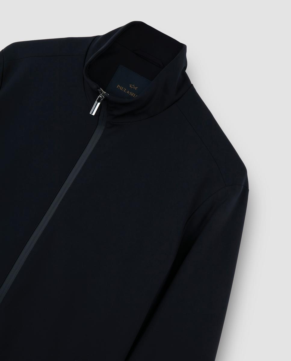 Cazadora Clásica de hombre en tejido técnico Dynamic tallas grandes - Paul & Shark - Azul marino Azul marino-6