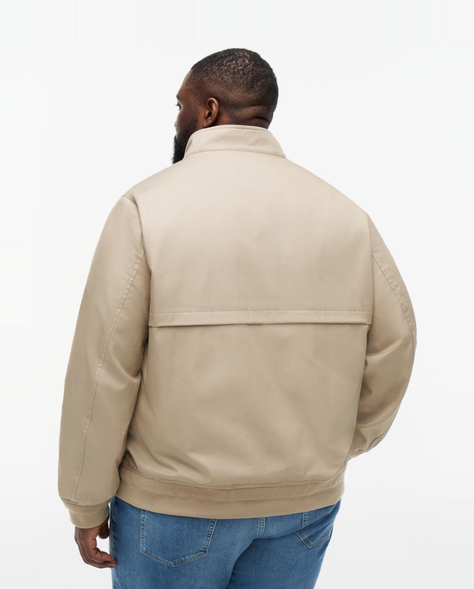 Blusão Tipo Harrington Tamanhos Grandes Bege-2