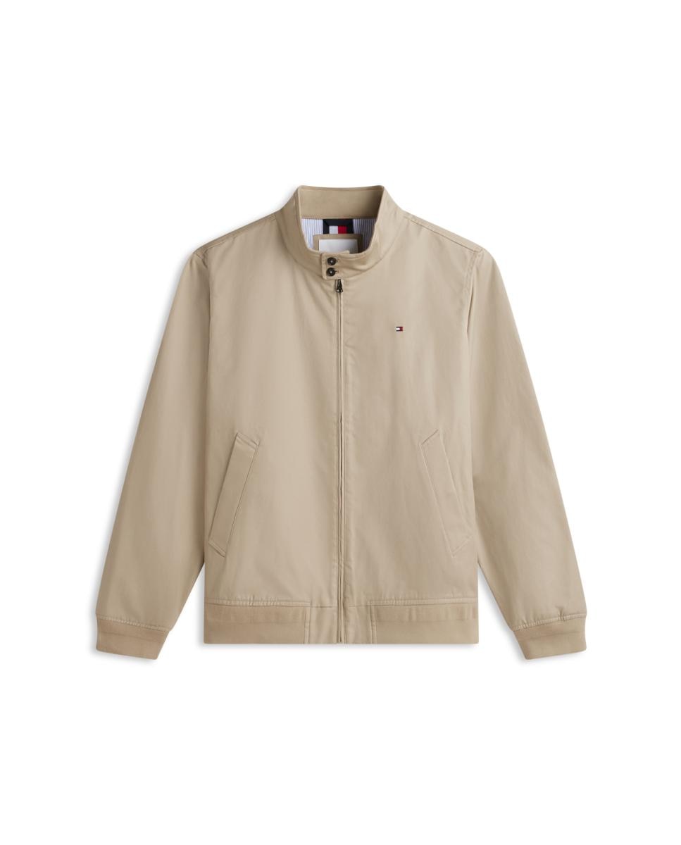 Blusão Tipo Harrington Tamanhos Grandes Bege-5